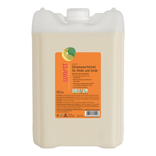 Vaskemiddel Uld Og Silke Med Olivenduft   10 Liter     fra Sonett