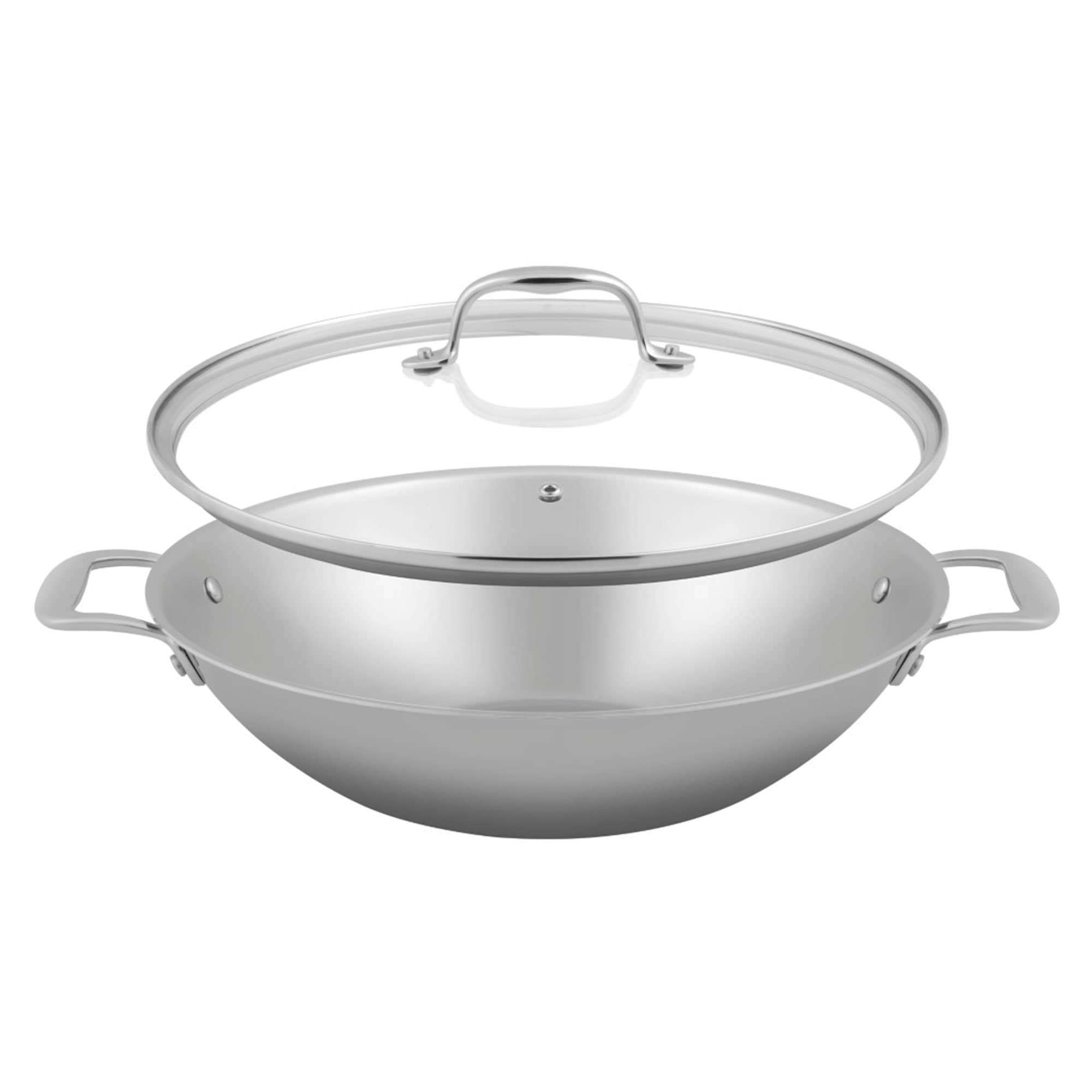 Green Cooking Wok Med Låg fra Sola