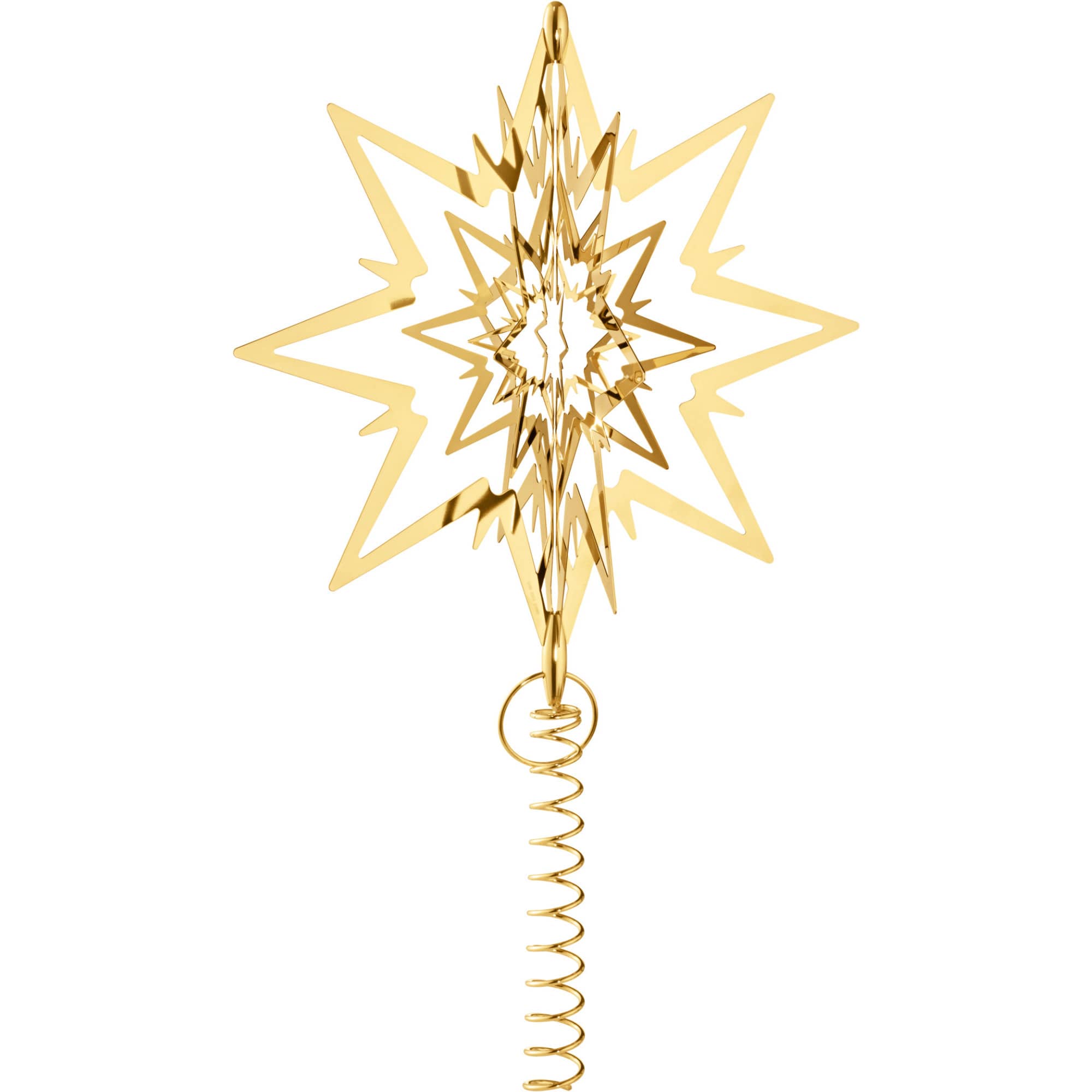 Juletræsstjerne Guld Stor fra Georg Jensen