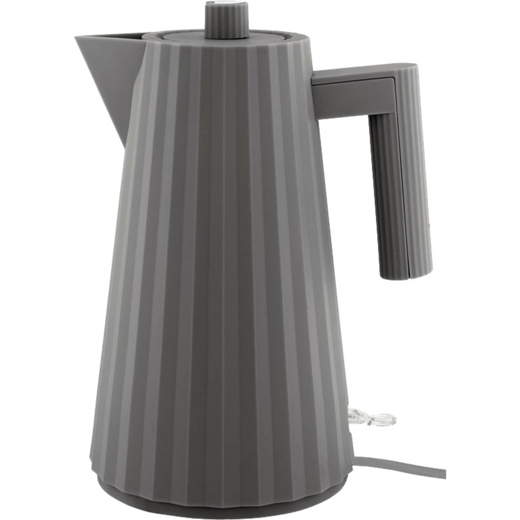 Mdl06 Plissé Elkedel 1,7 Liter, Grå fra Alessi