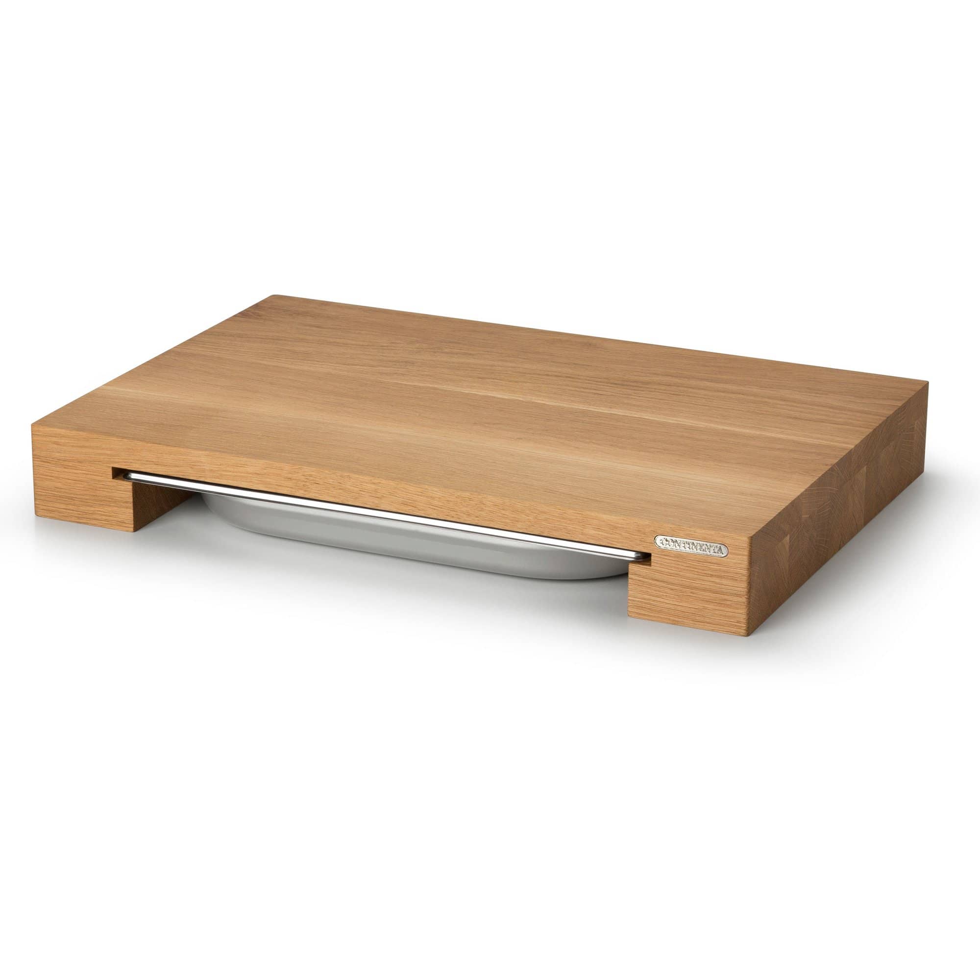Skærebræt I Eg Med Skuffe 39 X 27 Cm fra Continenta