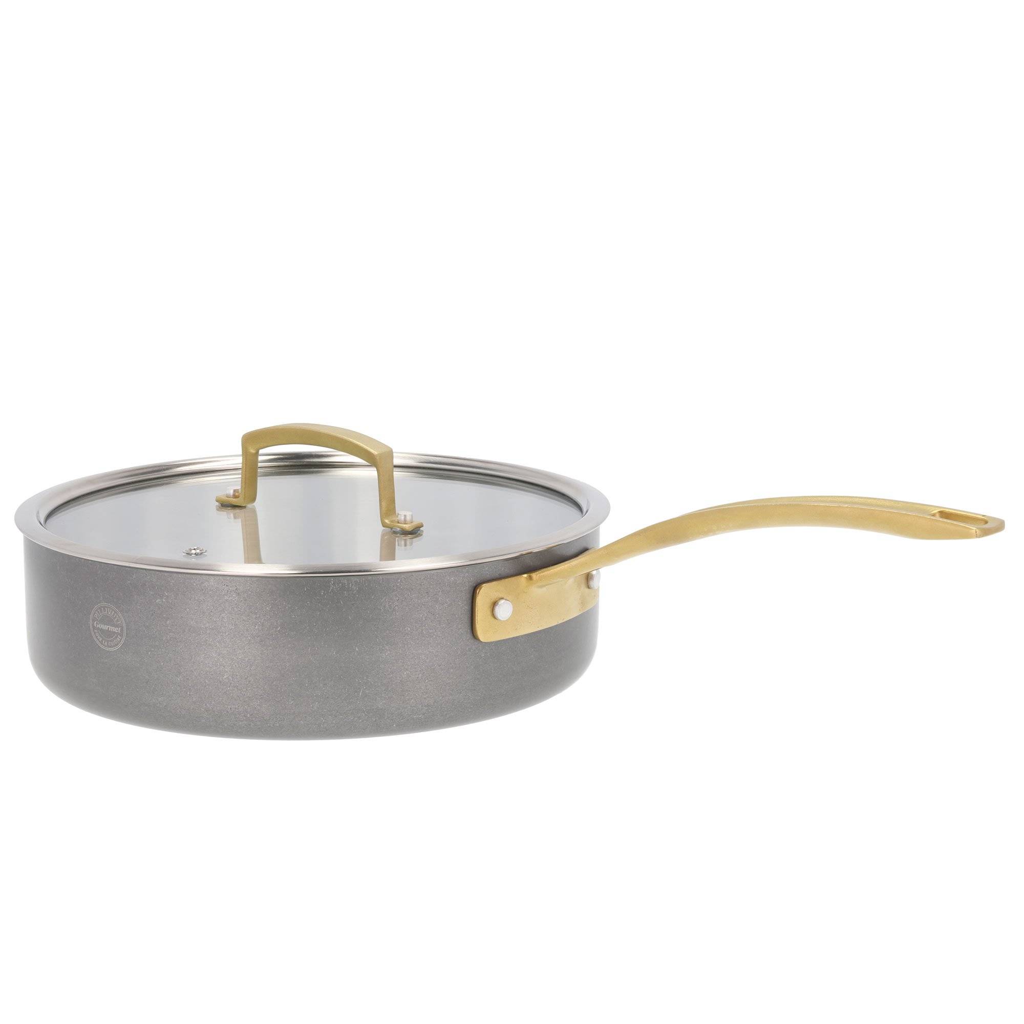 Durance Traktørpande Med Låg 24 Cm, Rustfrit Stål fra Pillivuyt