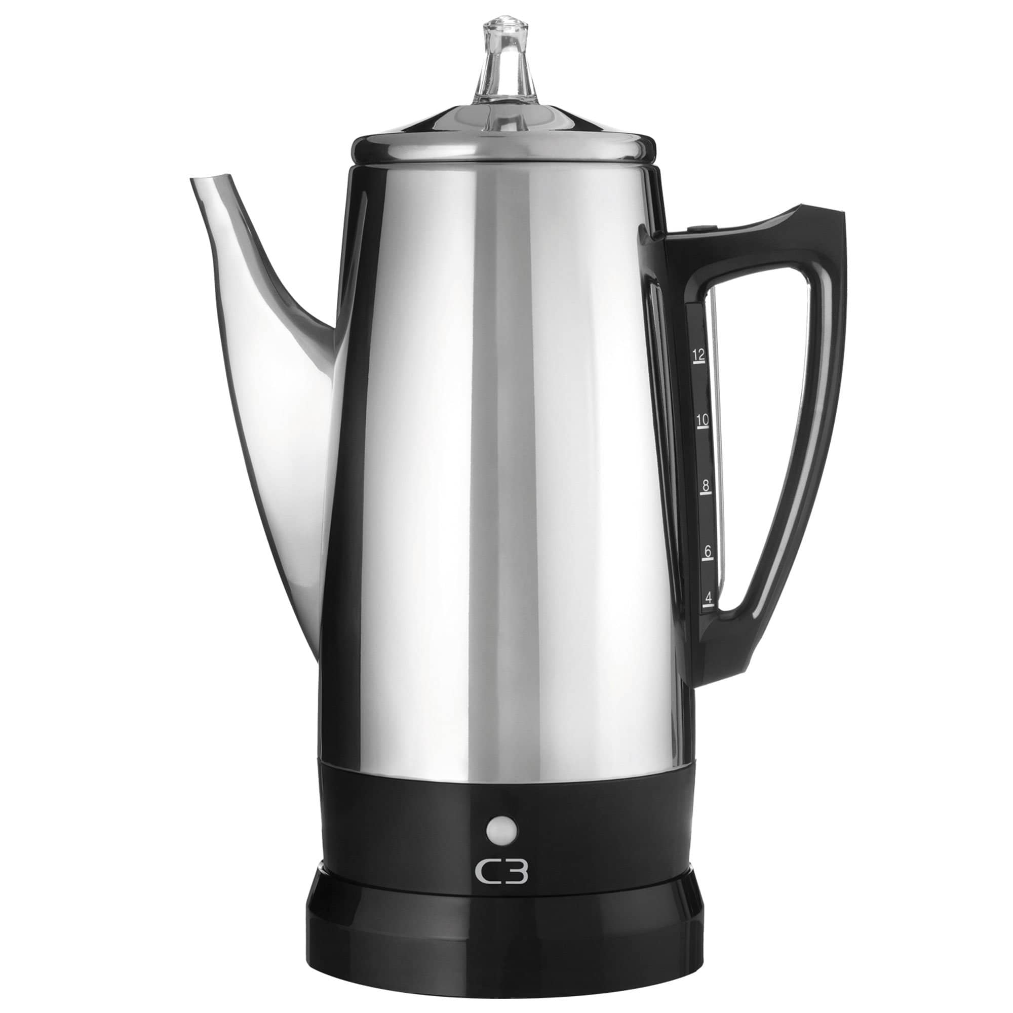 Original Perkolator 12 Kopper, Rustfrit Stål fra C3