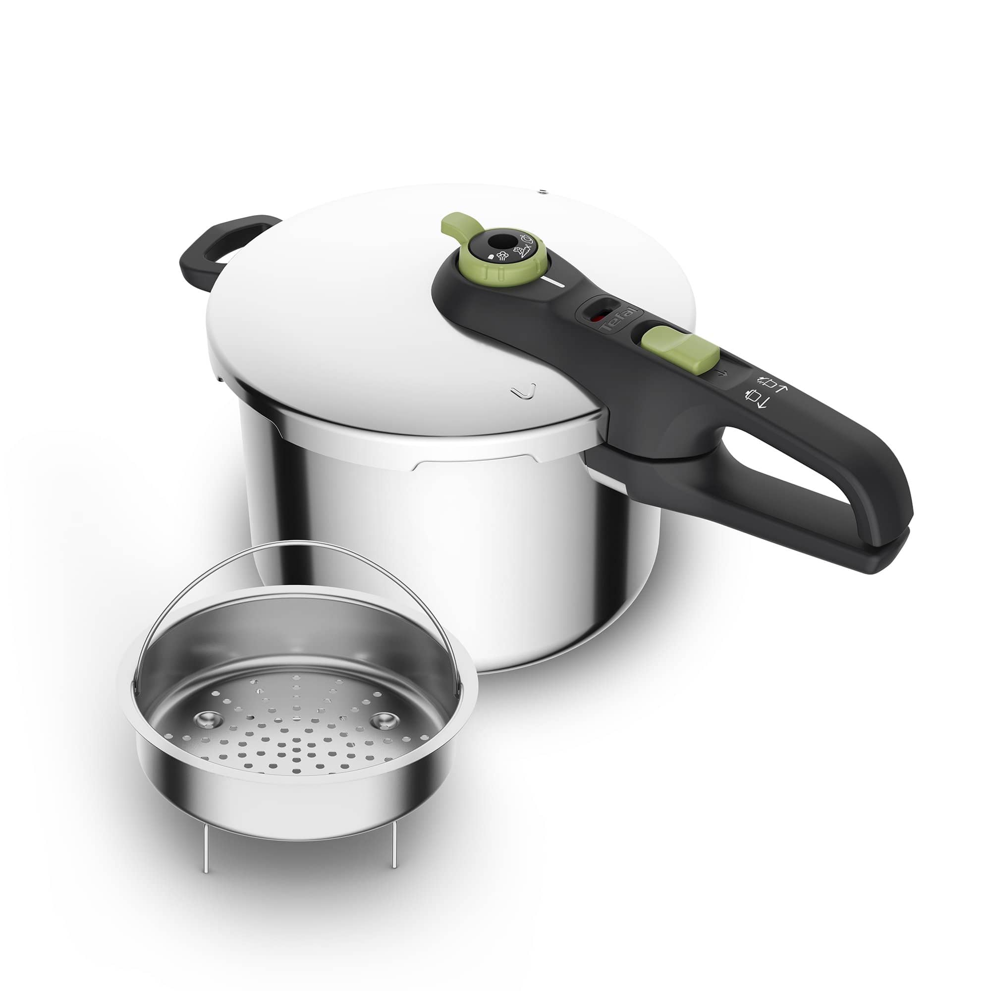 Secure Trendy Trykkoger Inkl. Dampkurv, 6 Liter fra Tefal