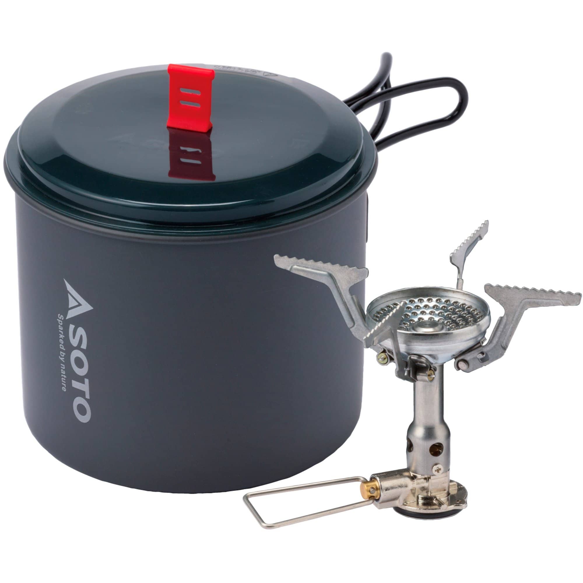 Amicus Gasbrænder + New River Pot Combo Sæt fra Soto