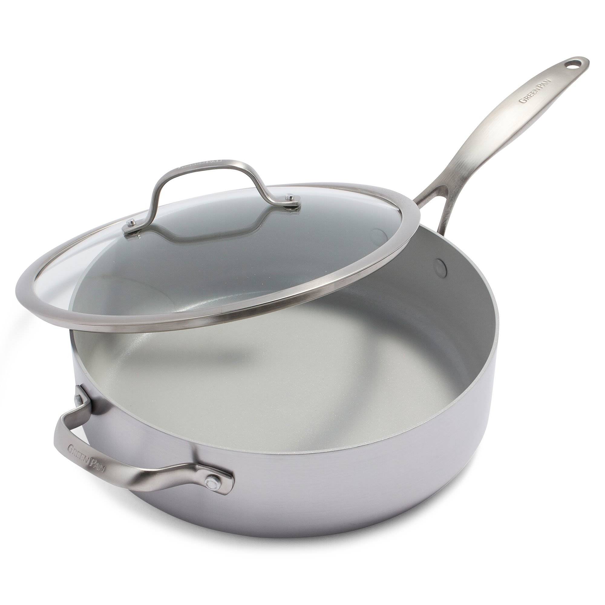 Lima Traktørpande Med Låg 30 Cm, Midnight fra Greenpan