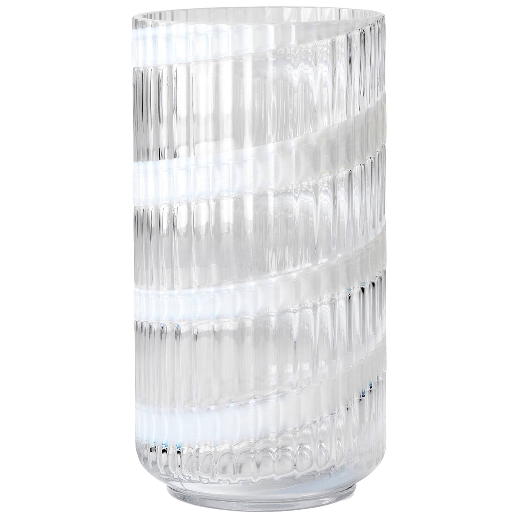 Swirl Vase 20,5 Cm, Hvid fra Lyngby Porcelæn