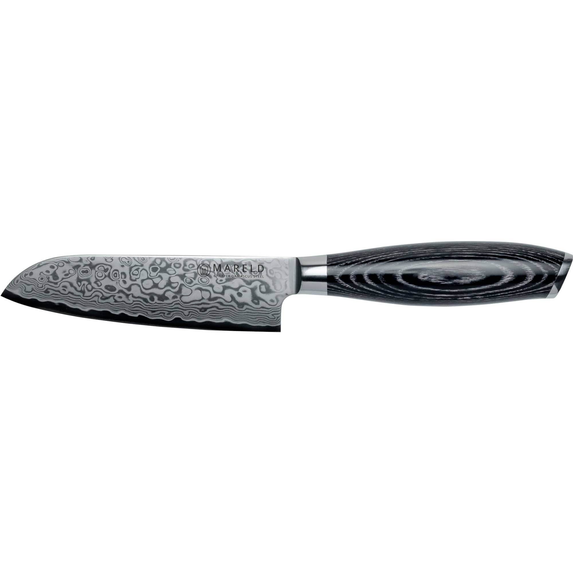 Akio Santokukniv 13 Cm, Sort fra Mareld