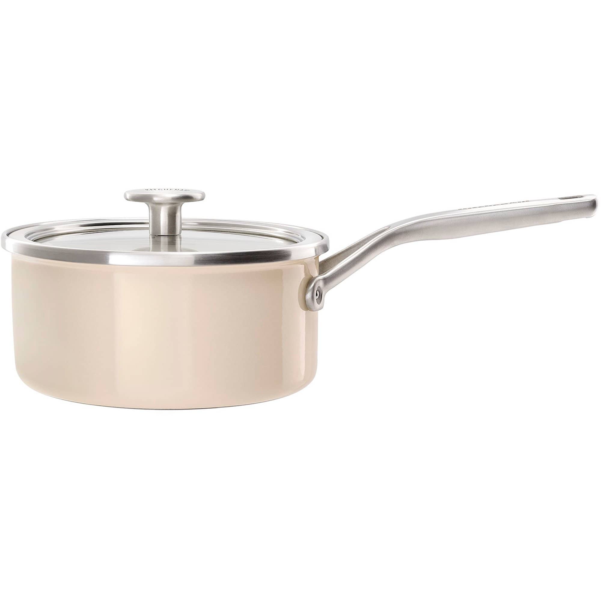 Cookware Collection Kasserolle M Låg Mandel 16 Cm fra Kitchenaid