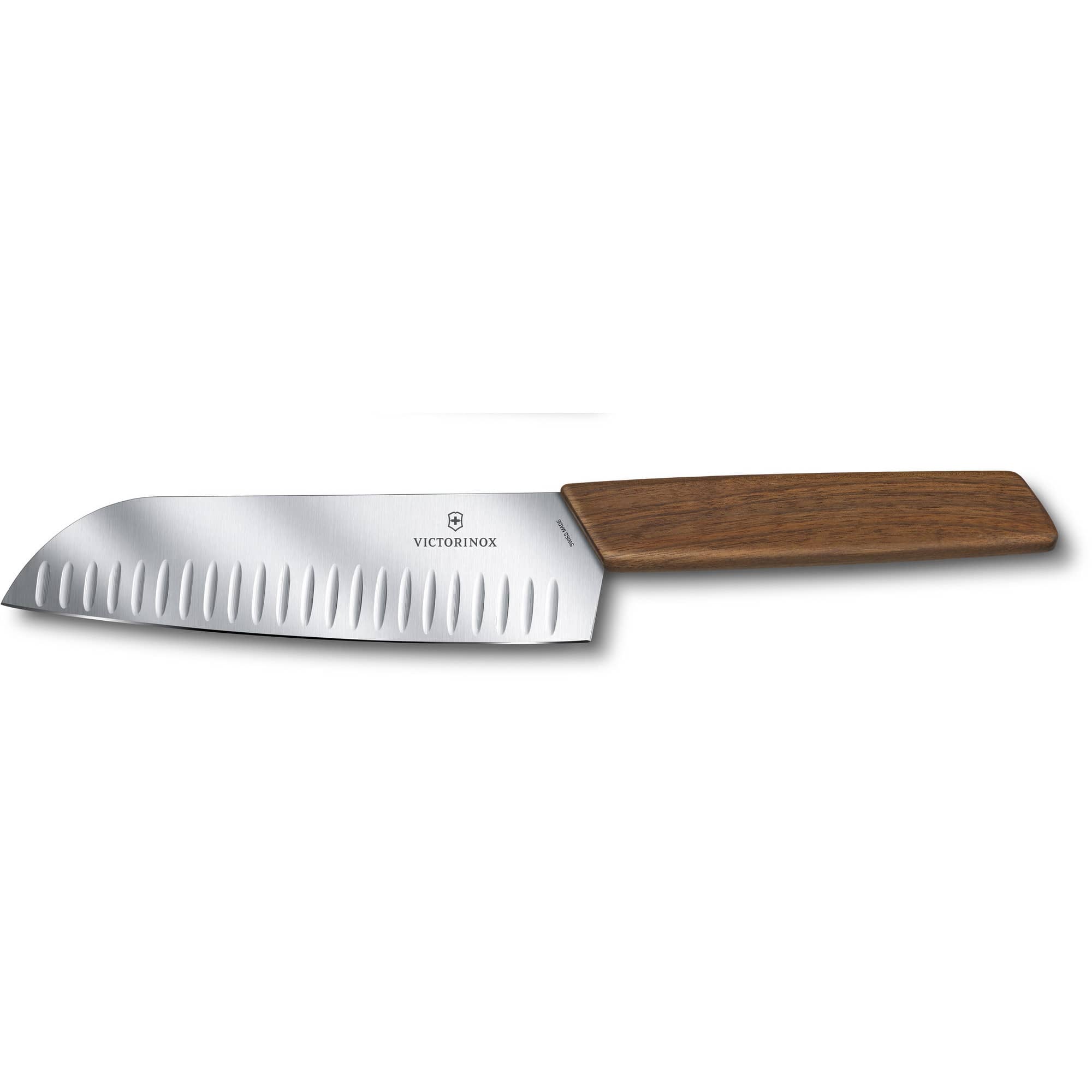 Swiss Modern Santokukniv 17 Cm, Valnød fra Victorinox