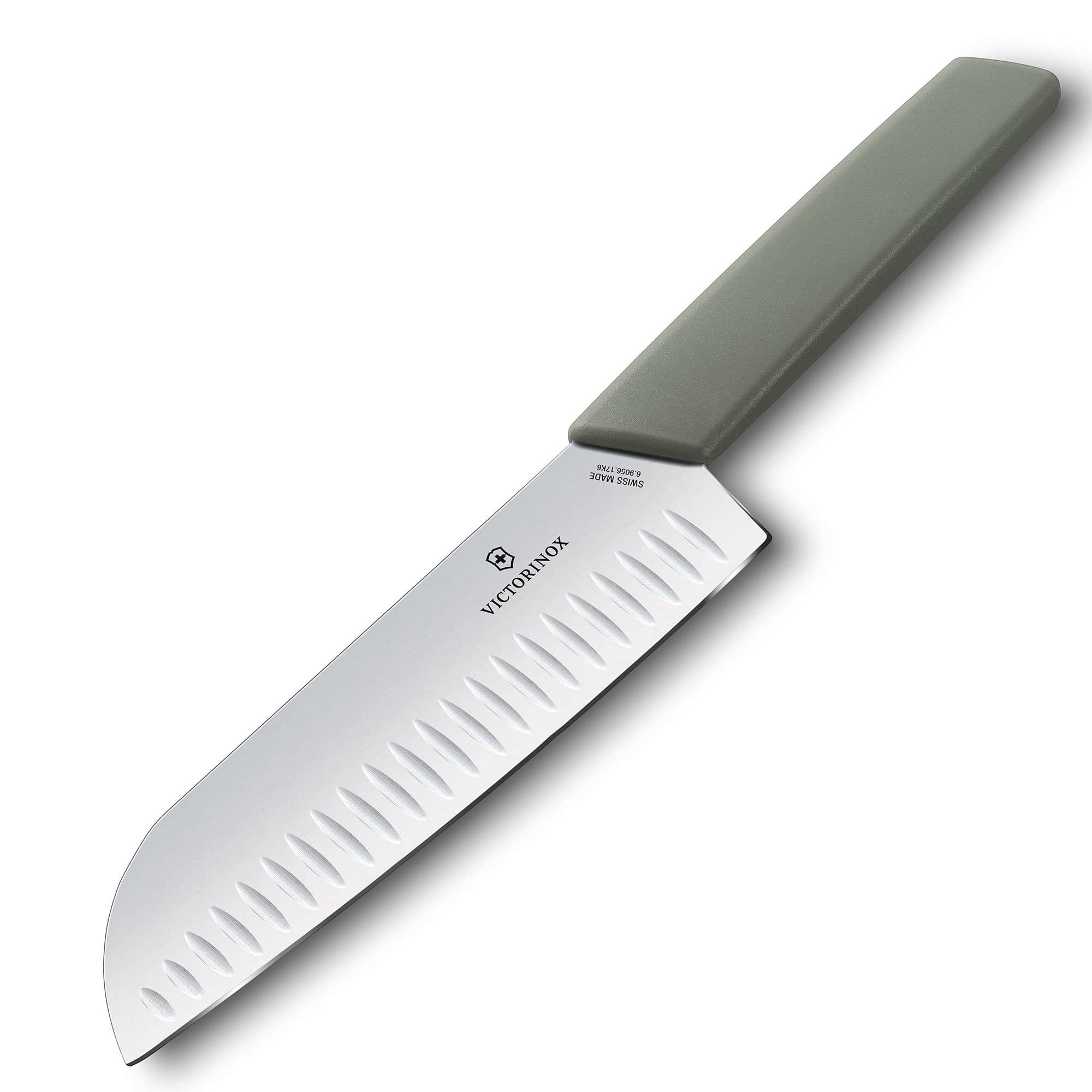 Swiss Modern Santokukniv 17 Cm, Oliven fra Victorinox