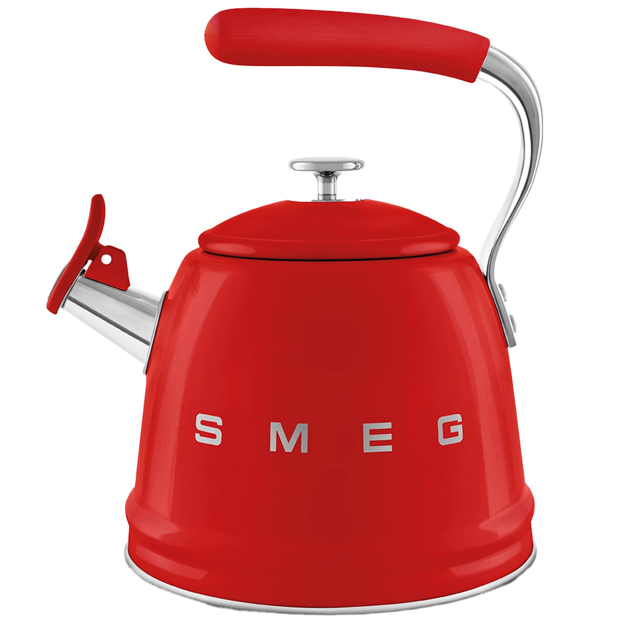Vandkedel Med Fløjte 2,3 Liter, Rød fra Smeg