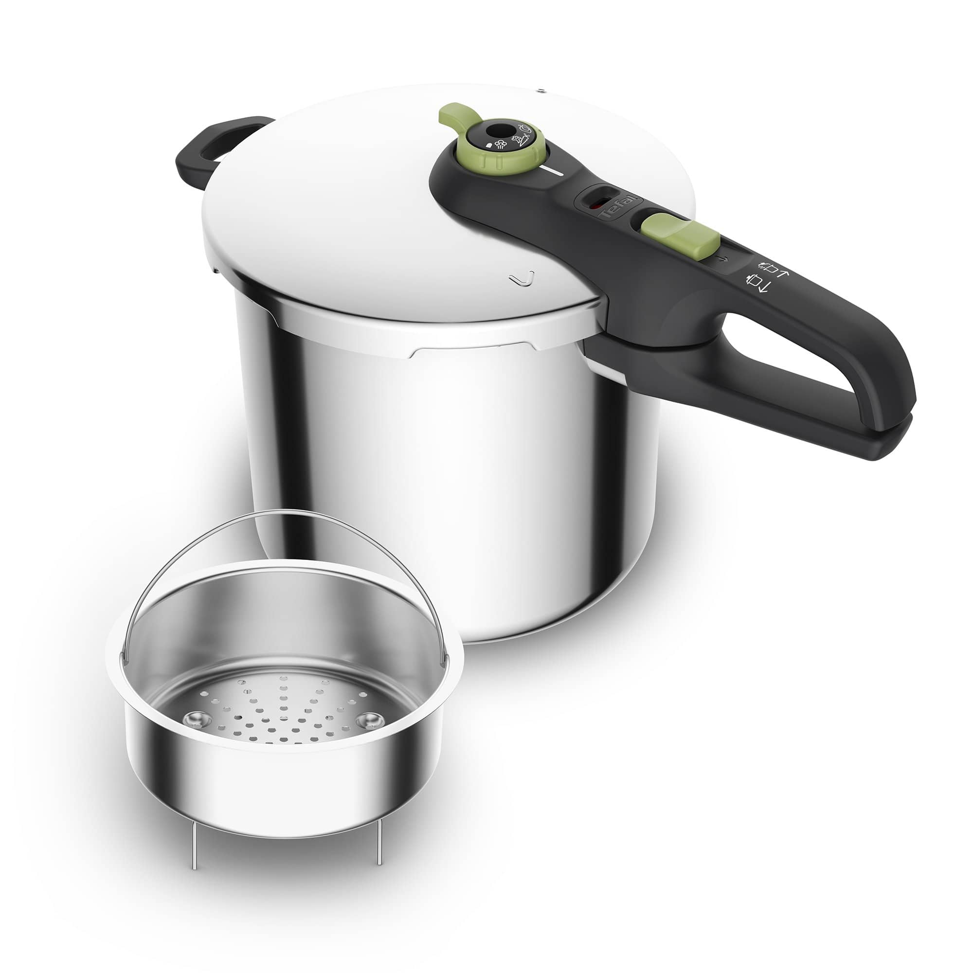 Secure Trendy Trykkoger Inkl. Dampkurv, 8 Liter fra Tefal