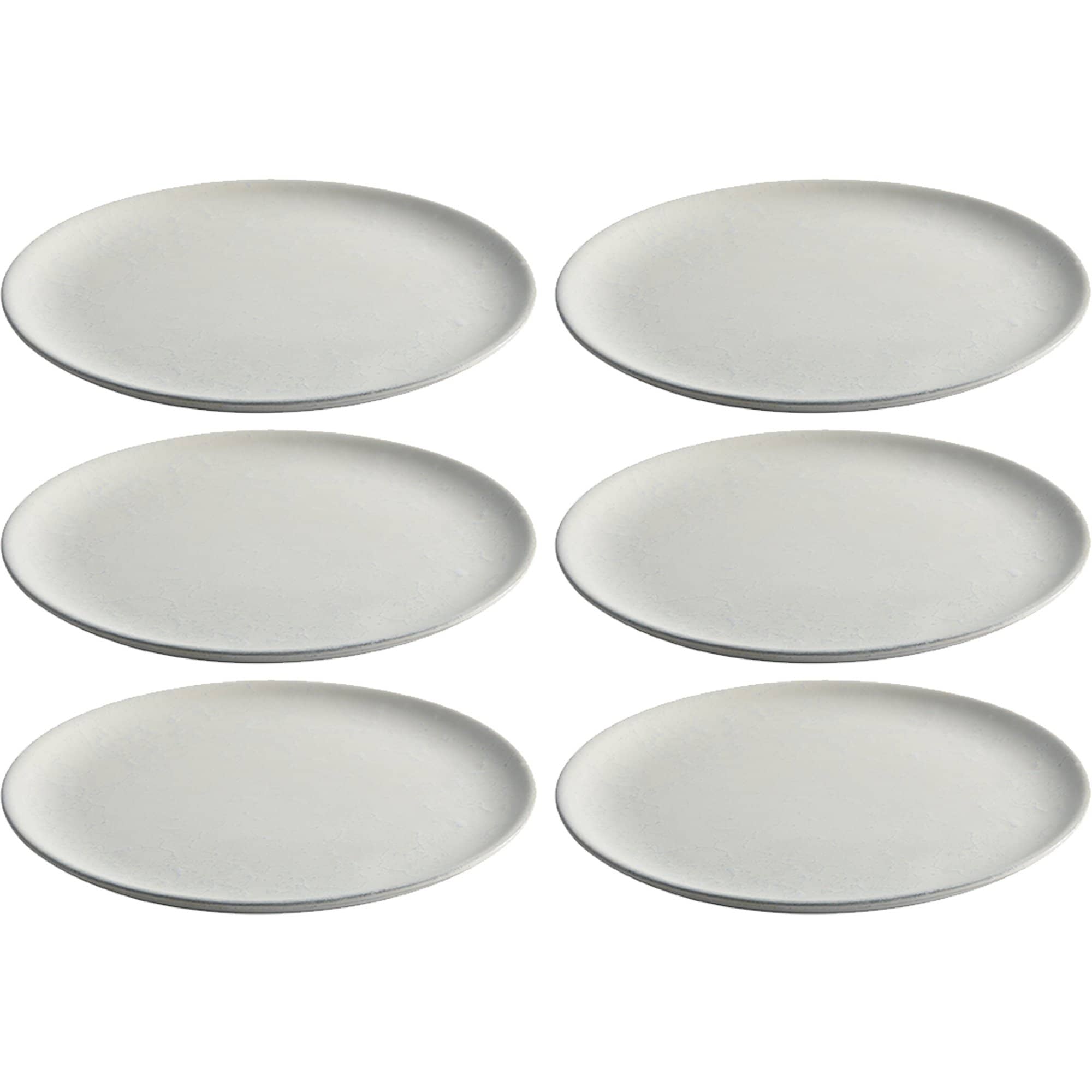 Raw Frokosttallerken 23 Cm, Arctic White, 6 Stk. fra Aida