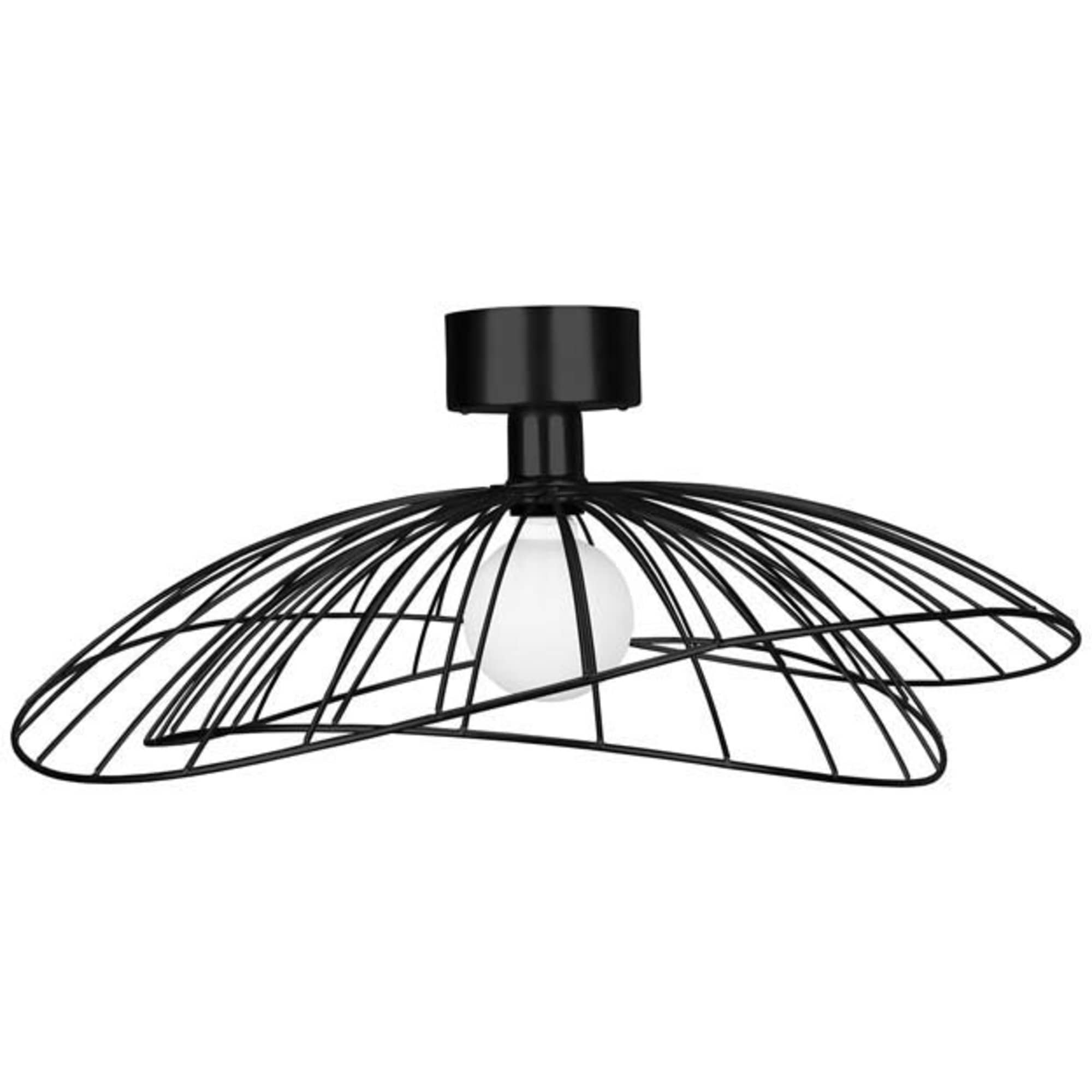 Plafond Væg Ray Lampe, Sort fra Globen Lighting