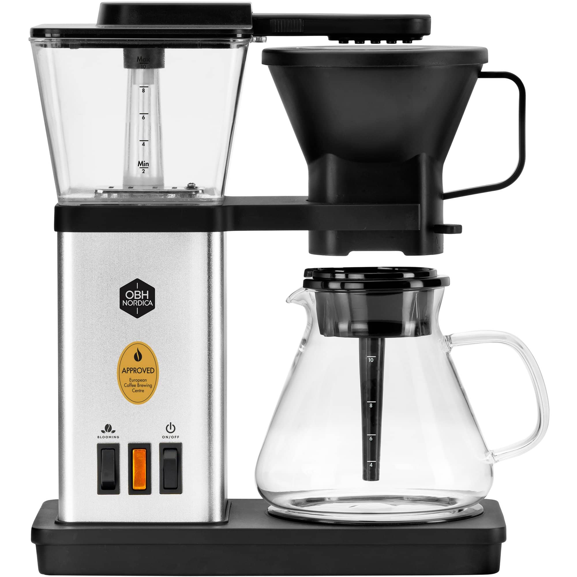Blooming Coffee Maker 1,25 Liter, Sølv fra Obh Nordica