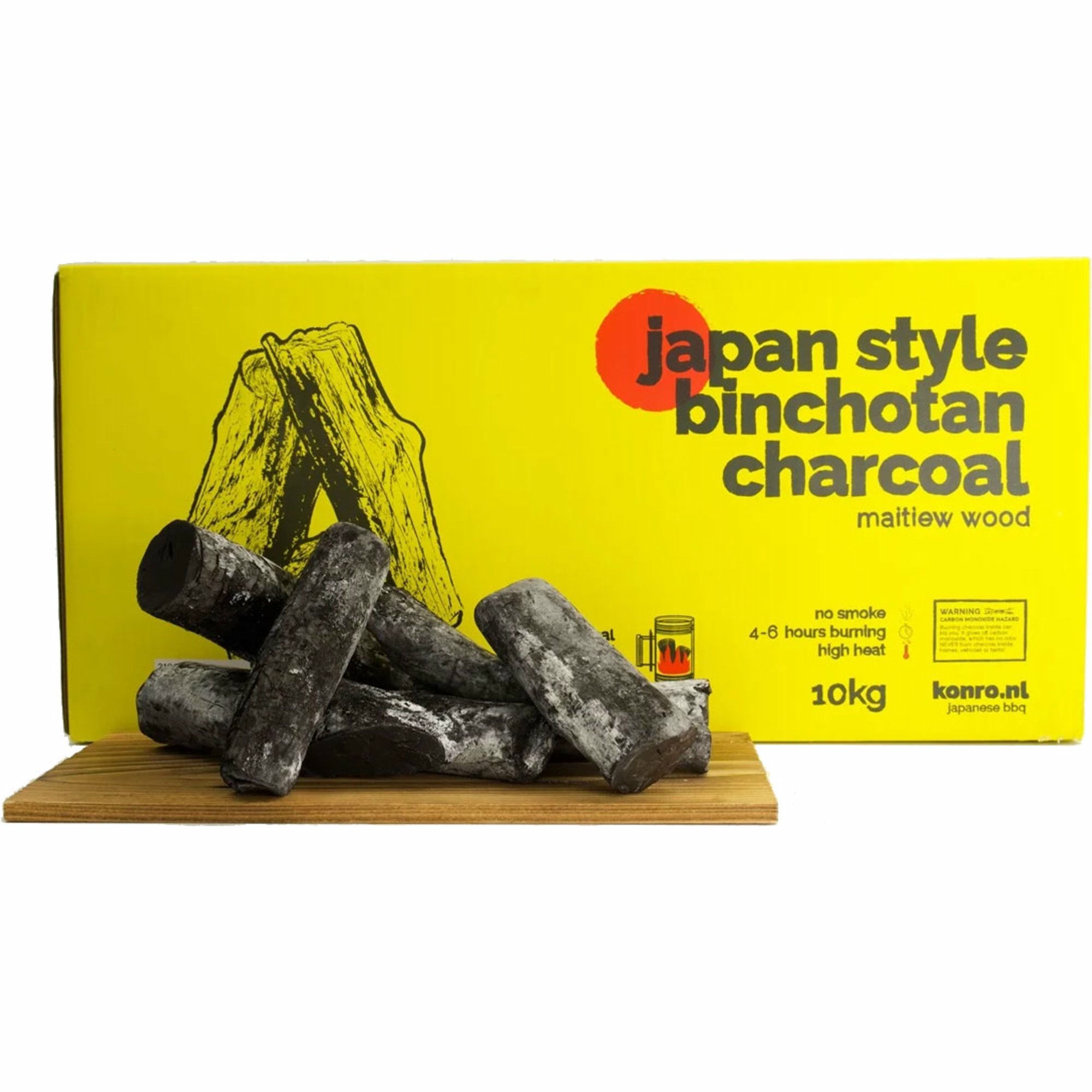 Maitiew Wood Binchotan Trækul 10 Kg fra Tokyo Design Studio