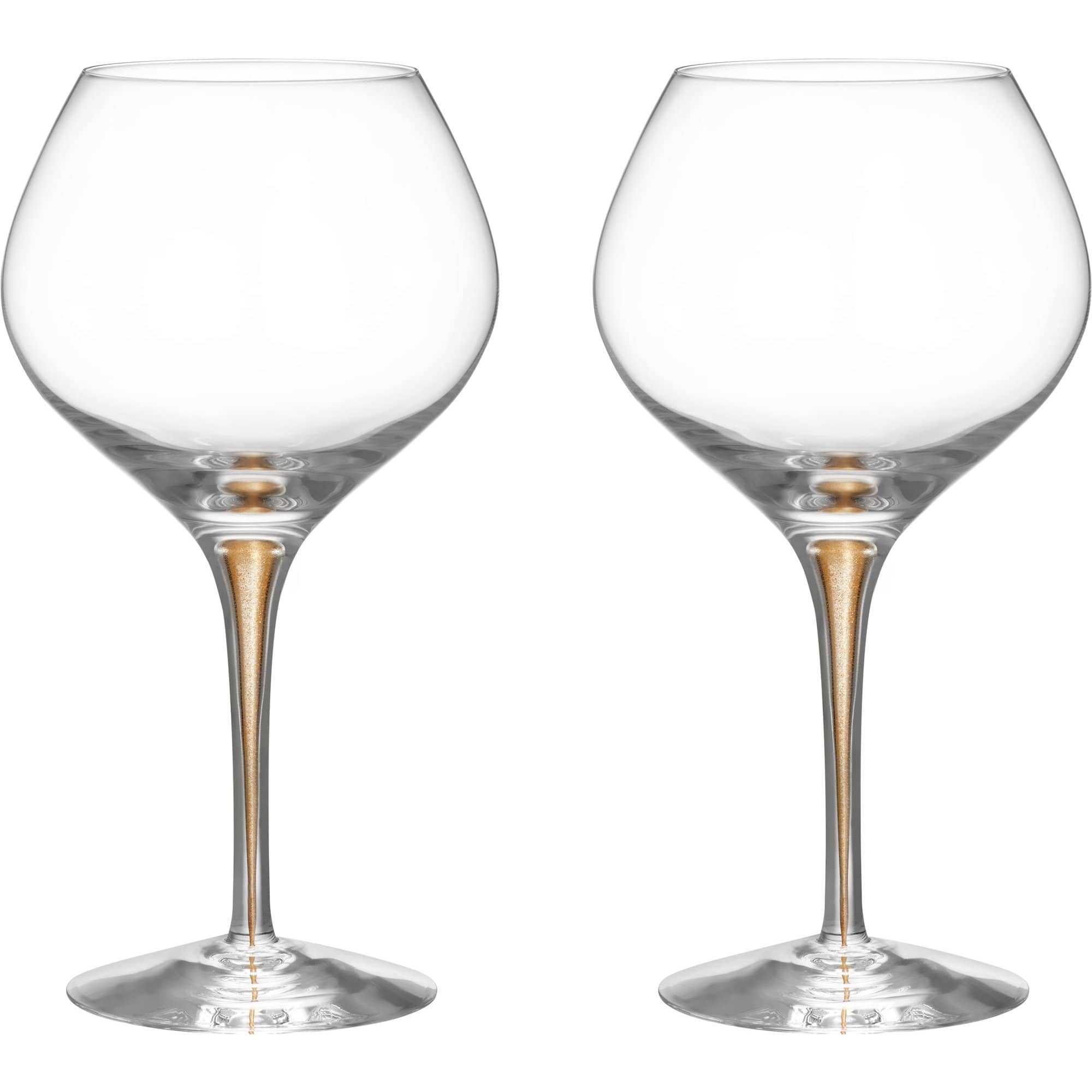 Intermezzo Bouquet Vinglas 70 Cl, Guld fra Orrefors