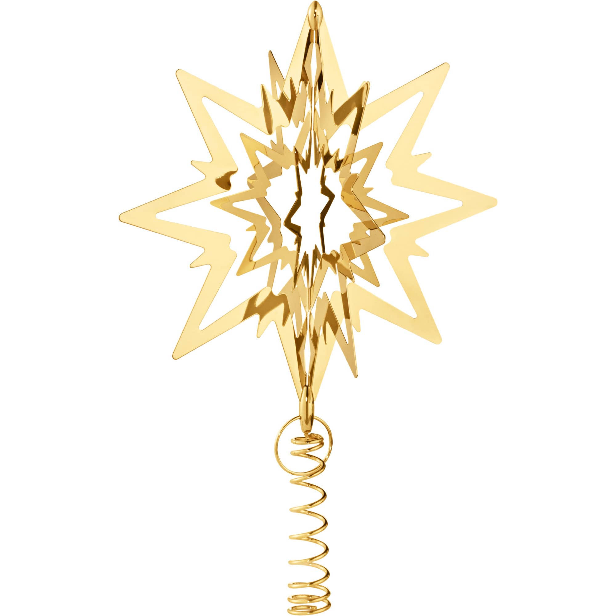 Juletræsstjerne Guld Mellem fra Georg Jensen