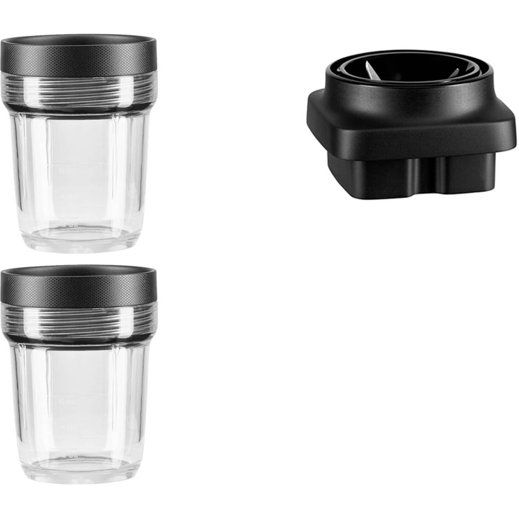 K150 + K400 2 Stk. Beholder 200 Ml Og Knivenhed fra Kitchenaid