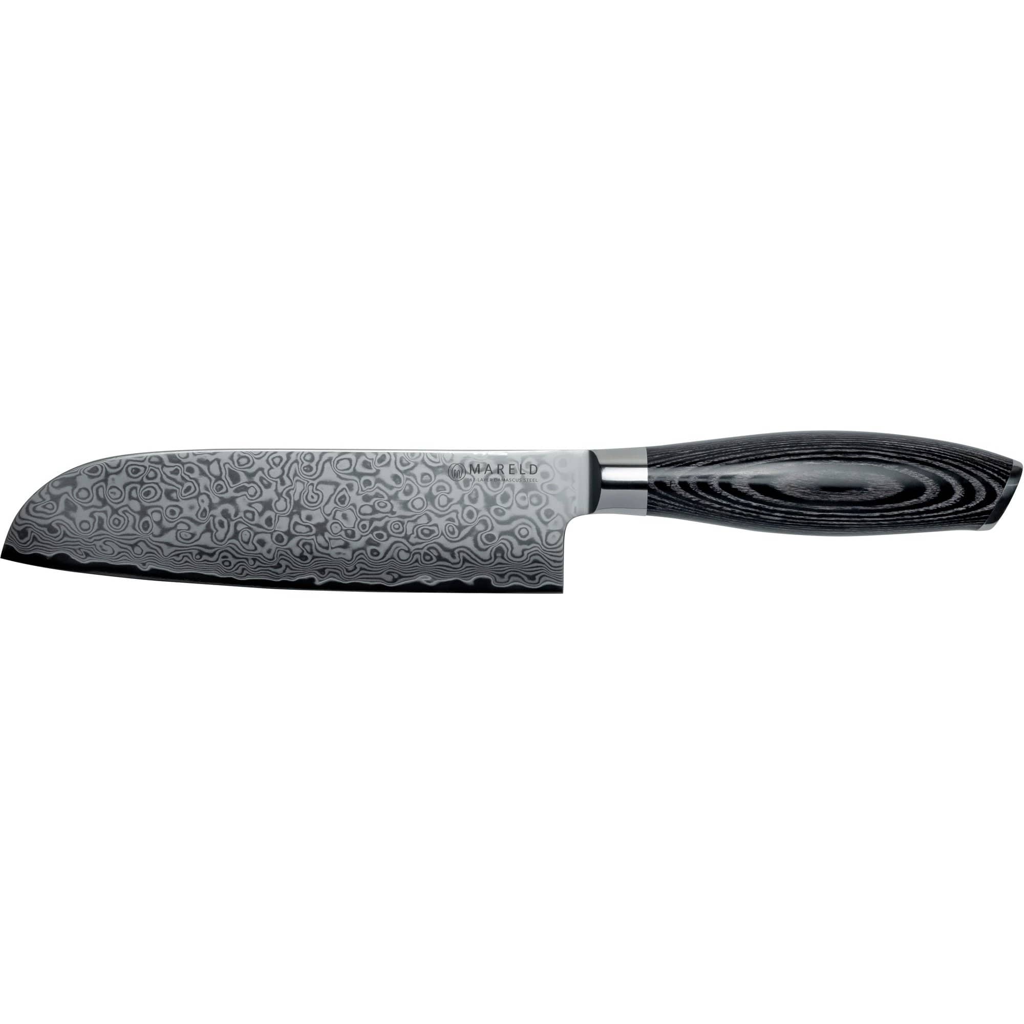 Akio Santokukniv 18 Cm, Sort fra Mareld