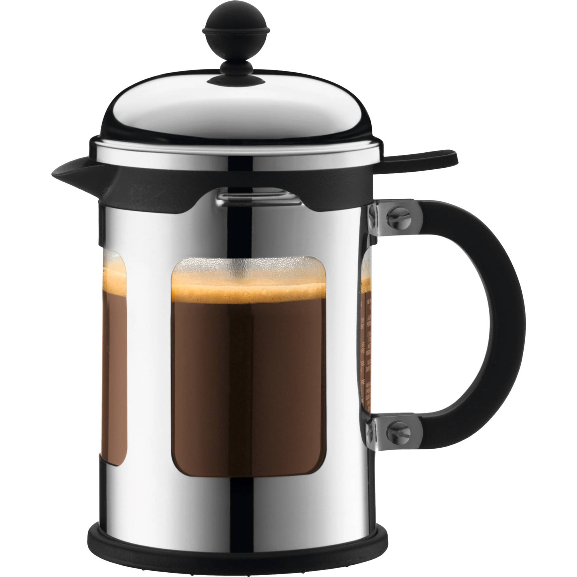 Chambord Kaffebrygger 4 Kopper, Krom fra Bodum