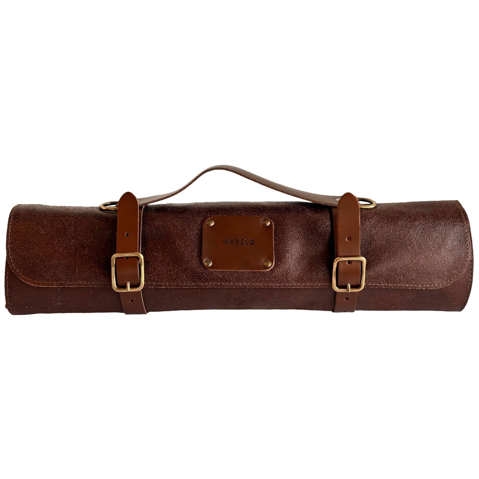 Knivtaske Med 7 Rum, Brun fra Mareld