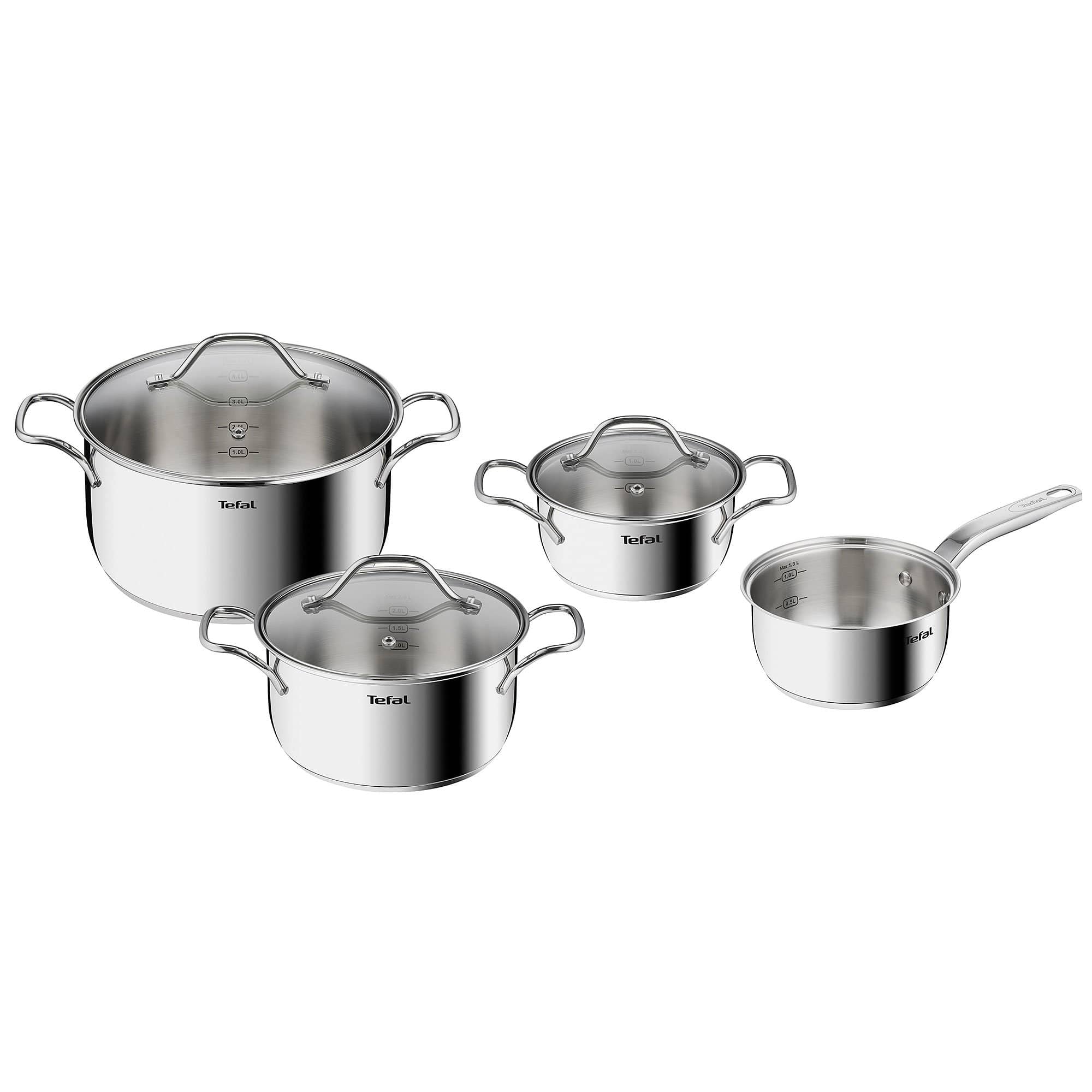 Intuition Grydesæt, Rustfrit Stål, 7 Dele fra Tefal