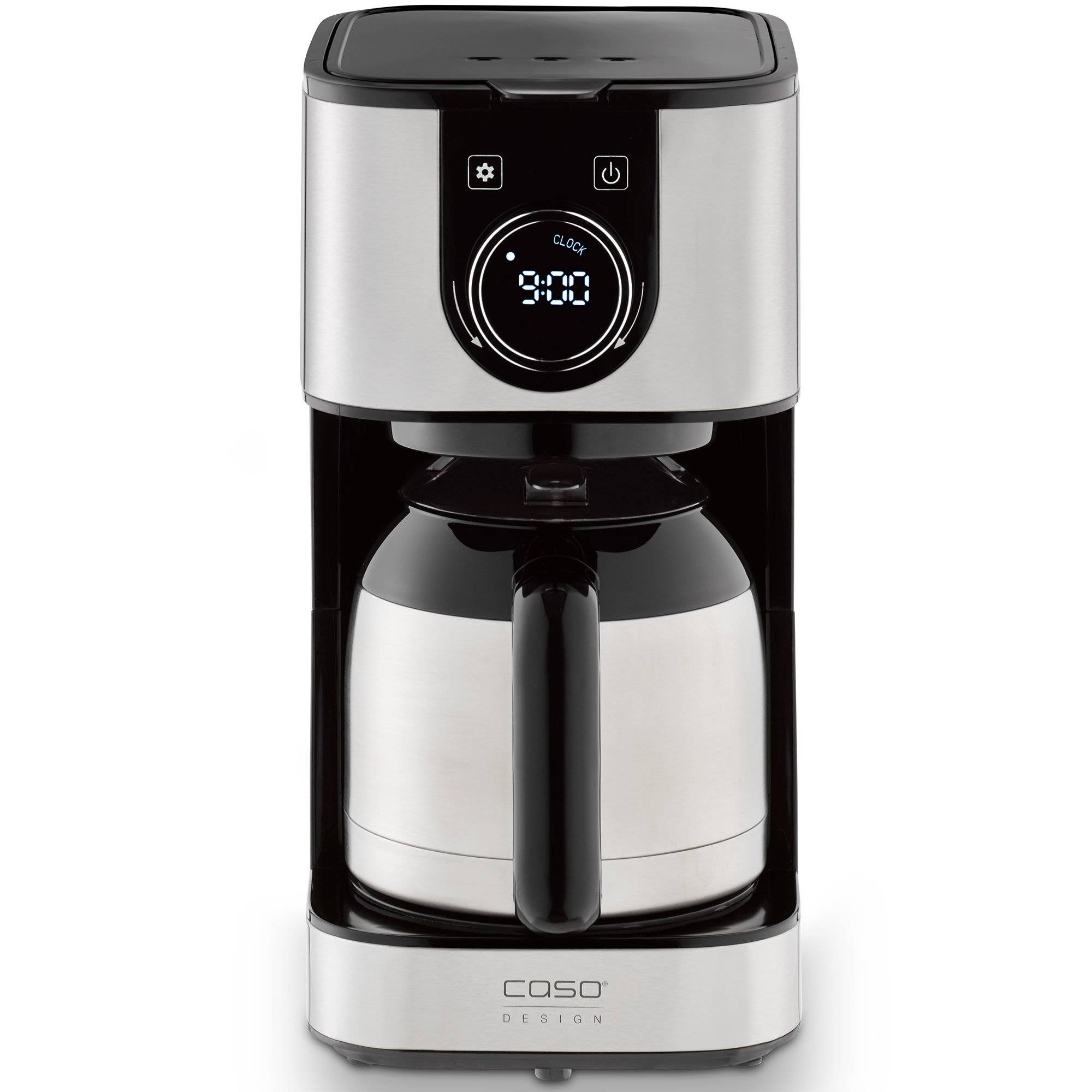 Selection C10 Thermo Kaffemaskine, Stål Sort fra Caso