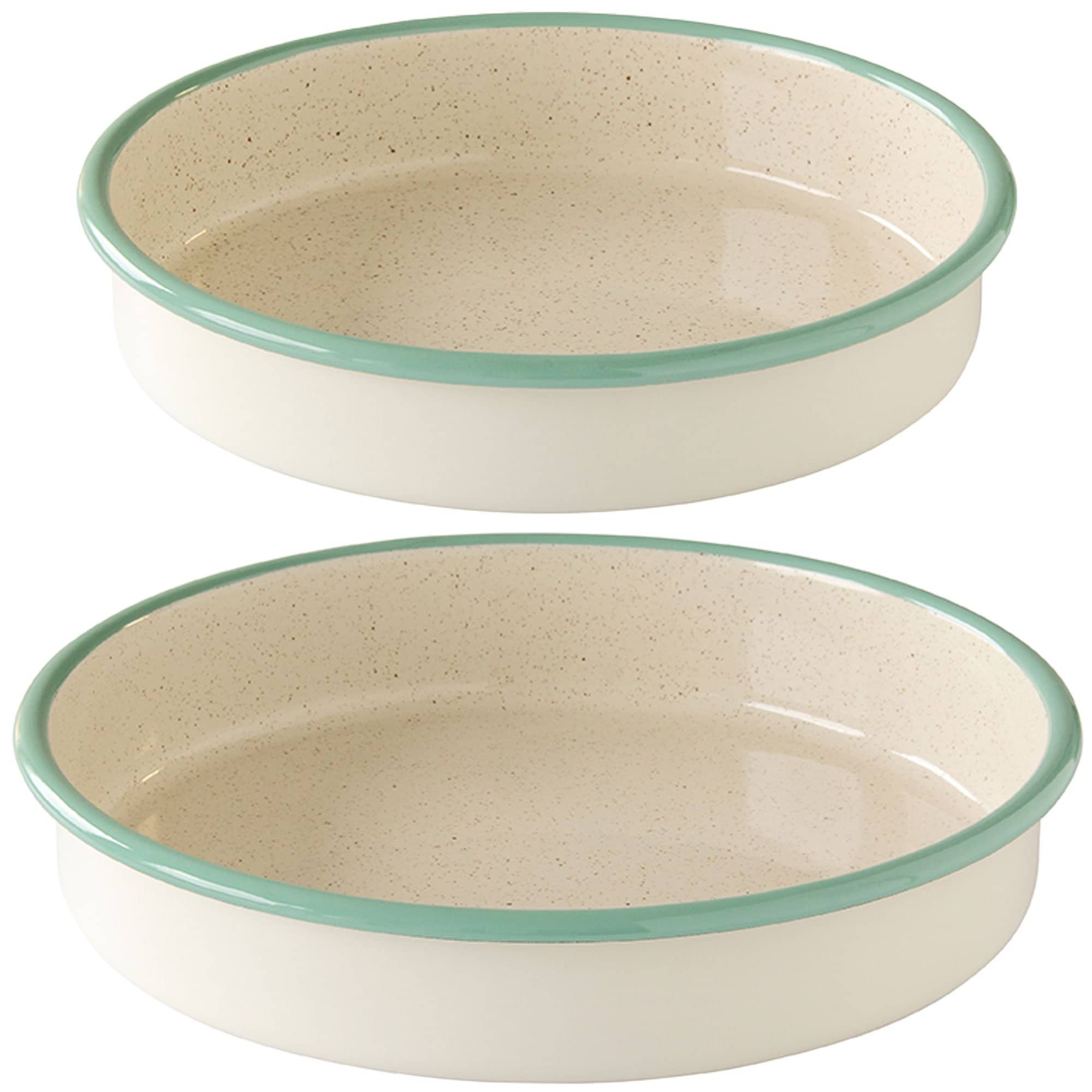 Ovnfadsæt 24 + 28 Cm, Creme fra Kockums Jernverk