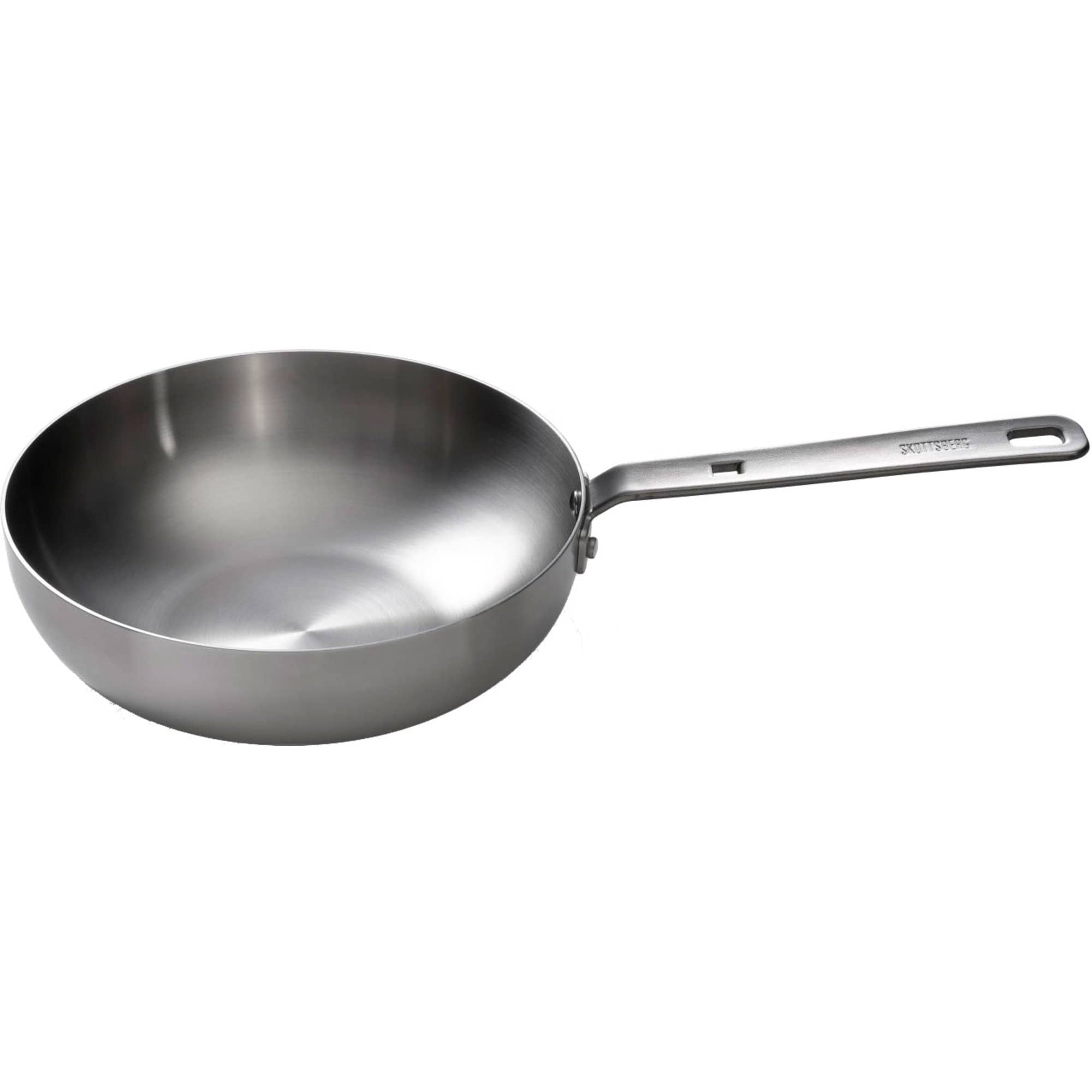 Wok 28 Cm, Rustfrit Stål fra Skottsberg