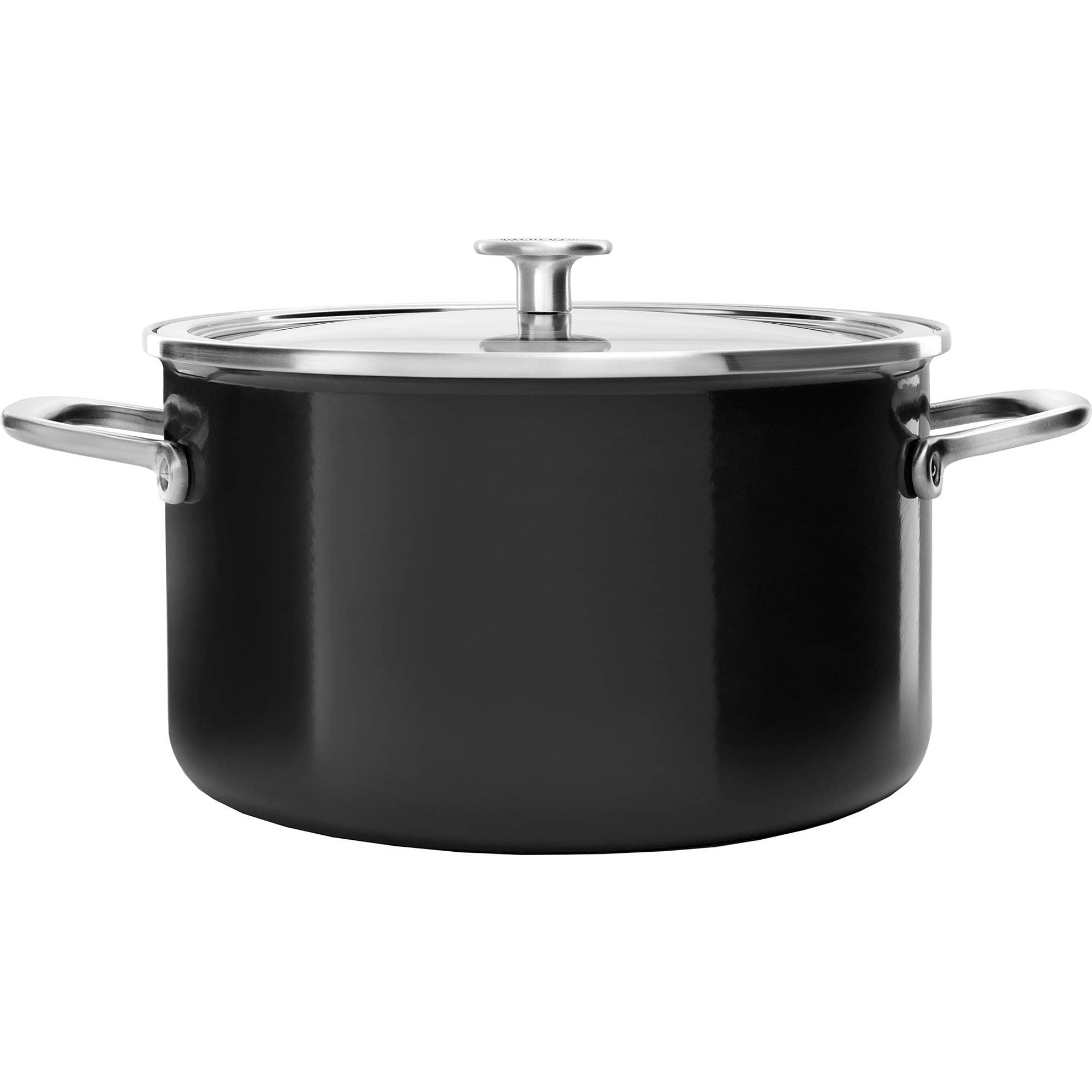 Cookware Collection Gryde M Låg 24 Cm, Sort fra Kitchenaid