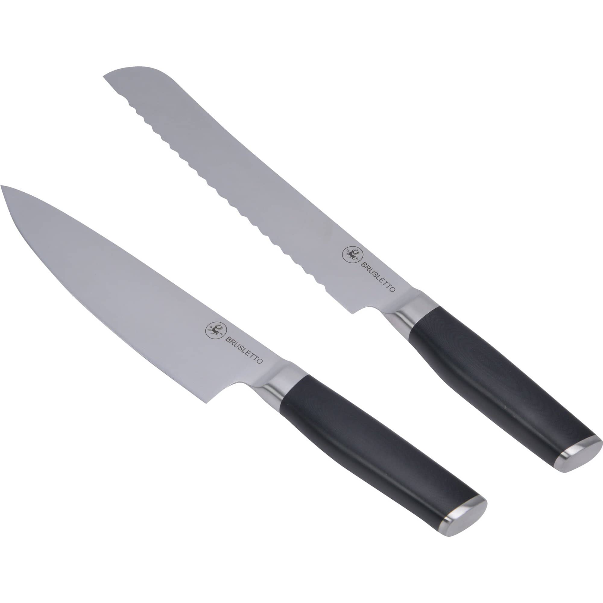 Knivsæt, Sort, 2 Dele fra Brusletto