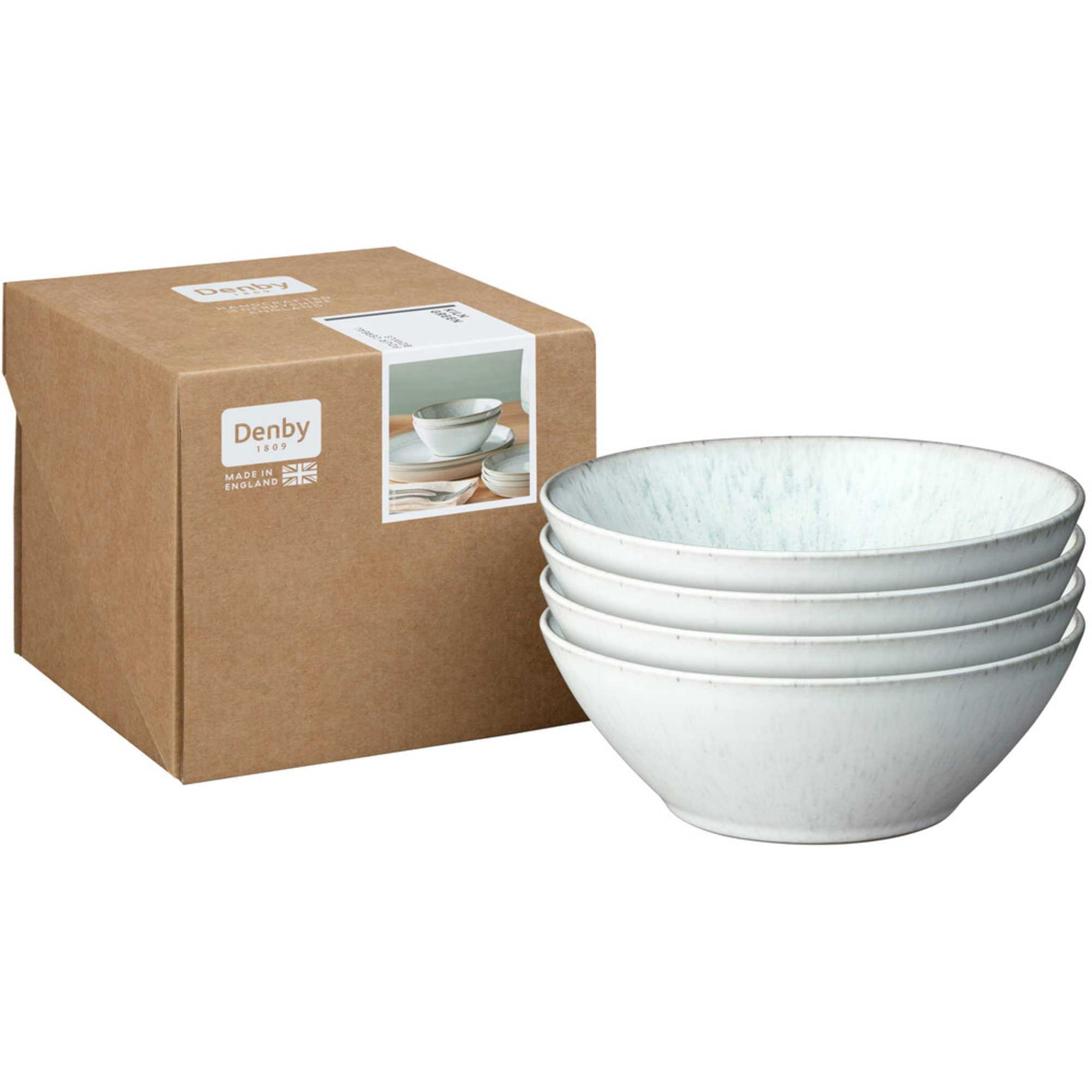 Kiln Green, Sæt Med 4 Morgenmadsskåle fra Denby