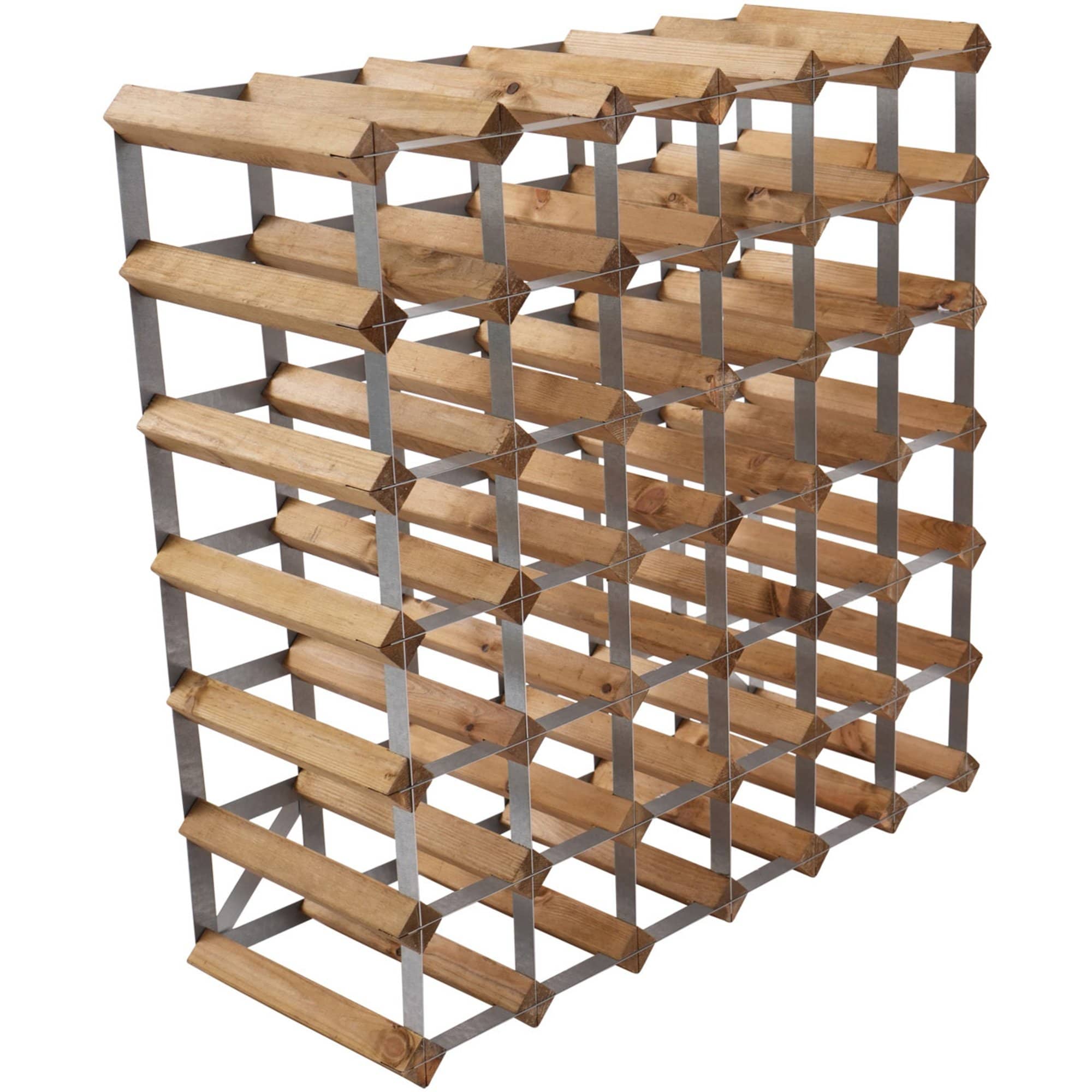 Vinreol Saml Selv Lys Eg 42 Flasker fra Traditional Wine Rack