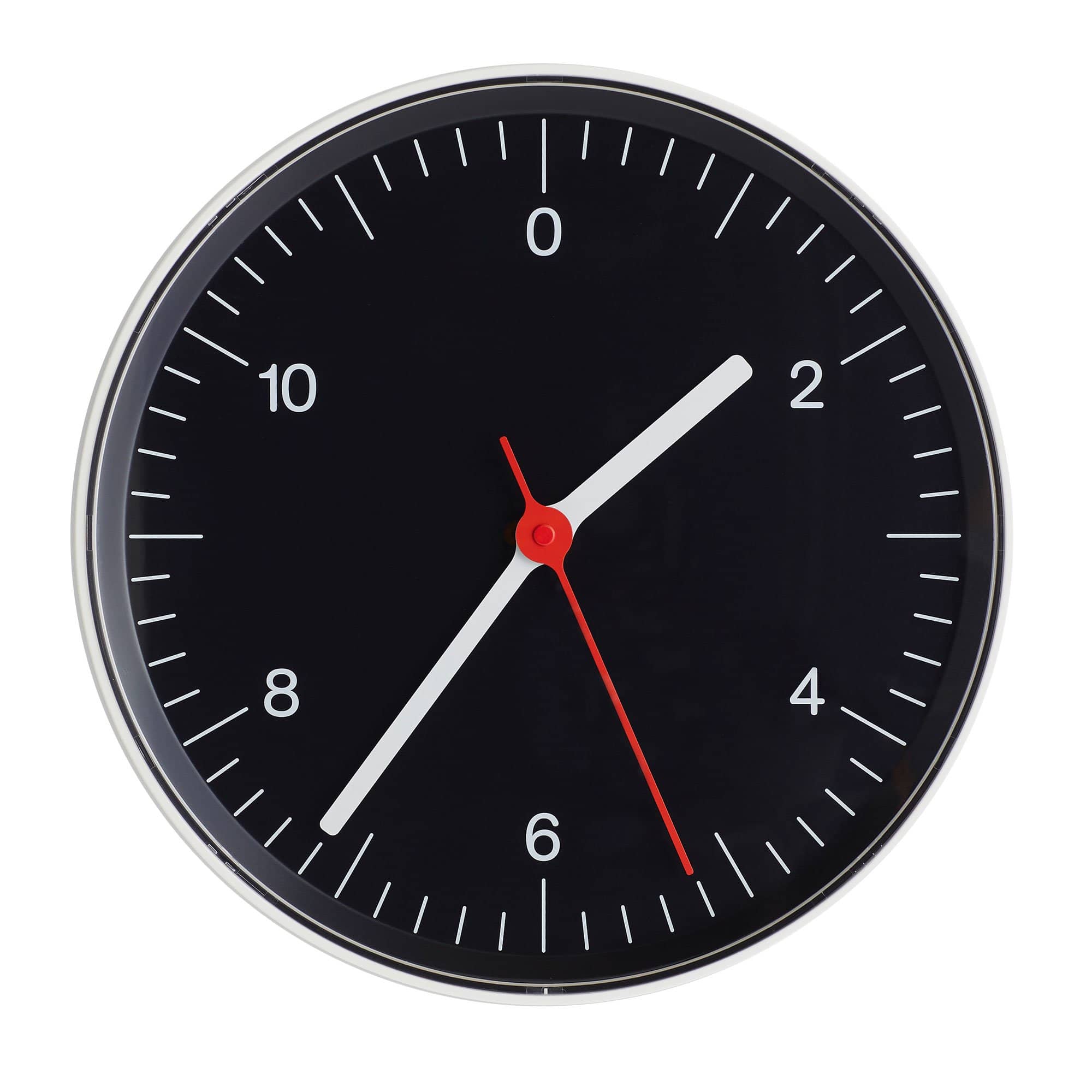 Wall Clock, Sort, ø26,5 fra Hay
