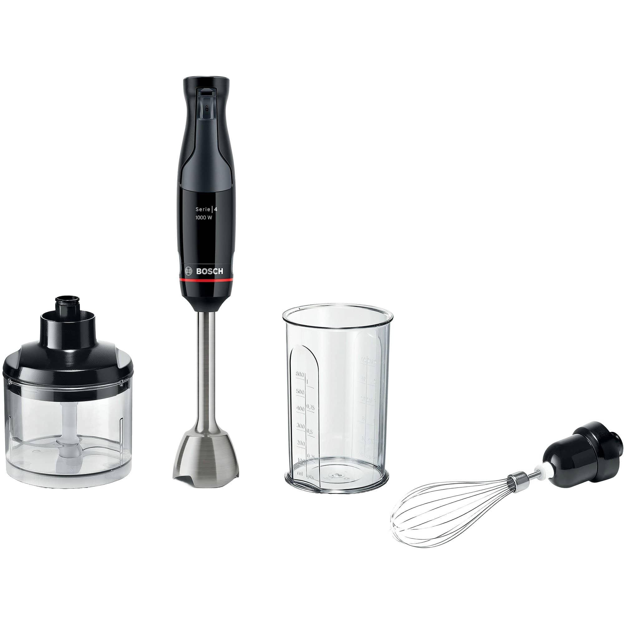 Ergomaster Serie 4 Stavblender, Sort fra Bosch