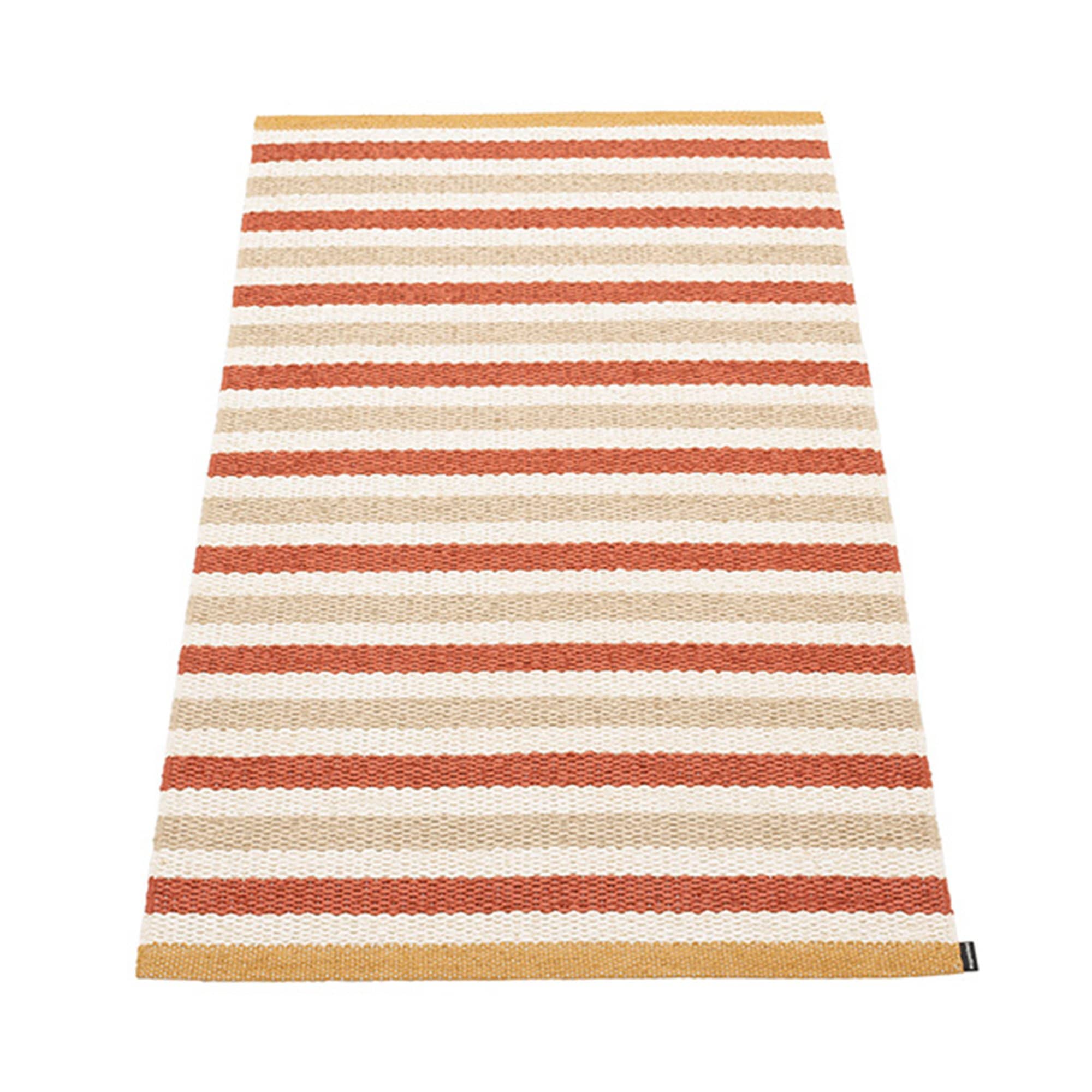 Teo Gulvtæppe 70 Cm X 120 Cm, Brick Beige Vanilla fra Pappelina