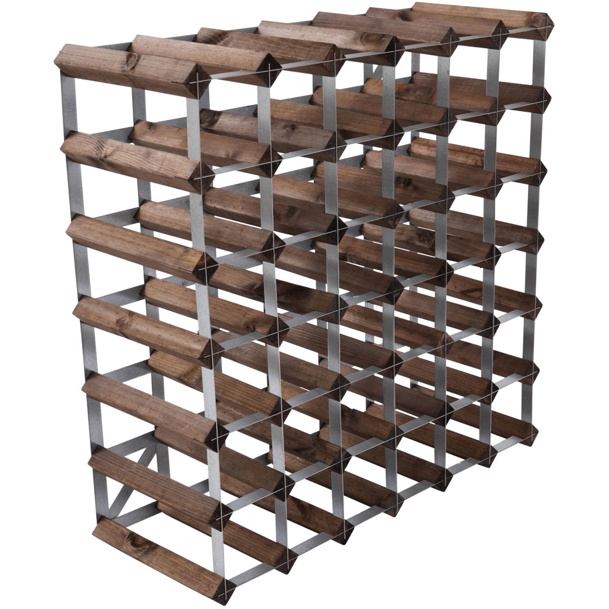 Vinreol Saml Selv Mørk Eg 42 Flasker fra Traditional Wine Rack