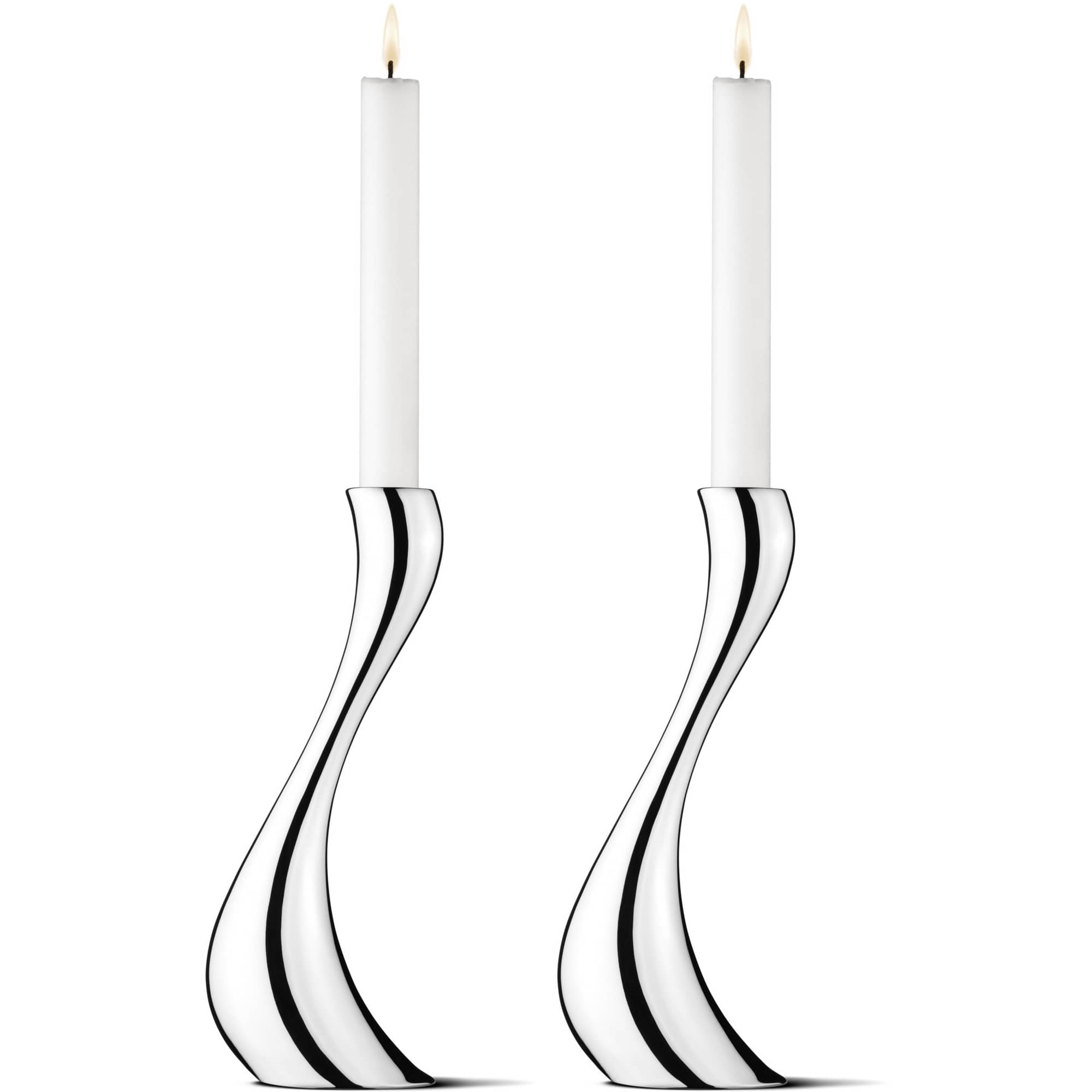 Cobra Lysestage, Stor, 2 Stk. fra Georg Jensen
