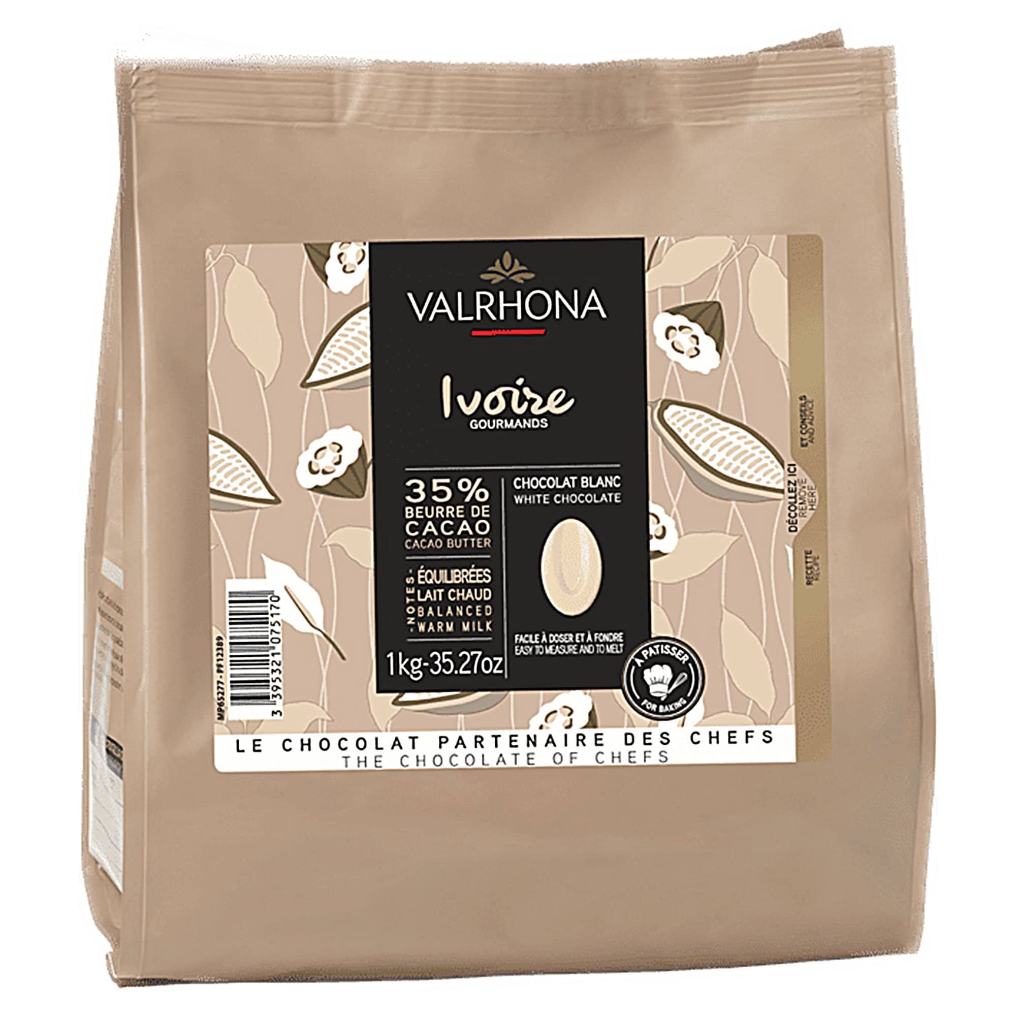 Ivoire 35%, 1 Kg fra Valrhona