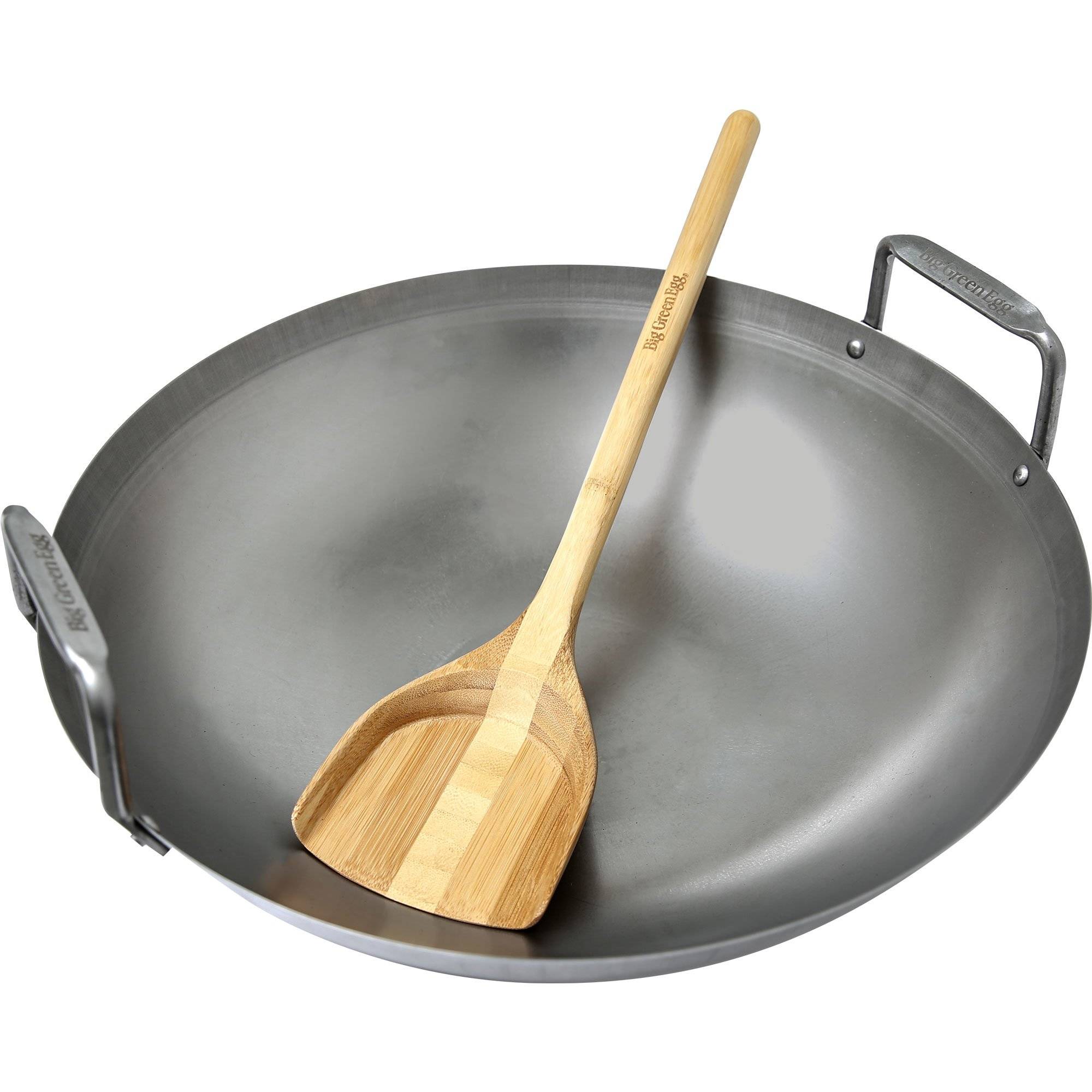Wokpande Med Palet I Bambus fra Big Green Egg
