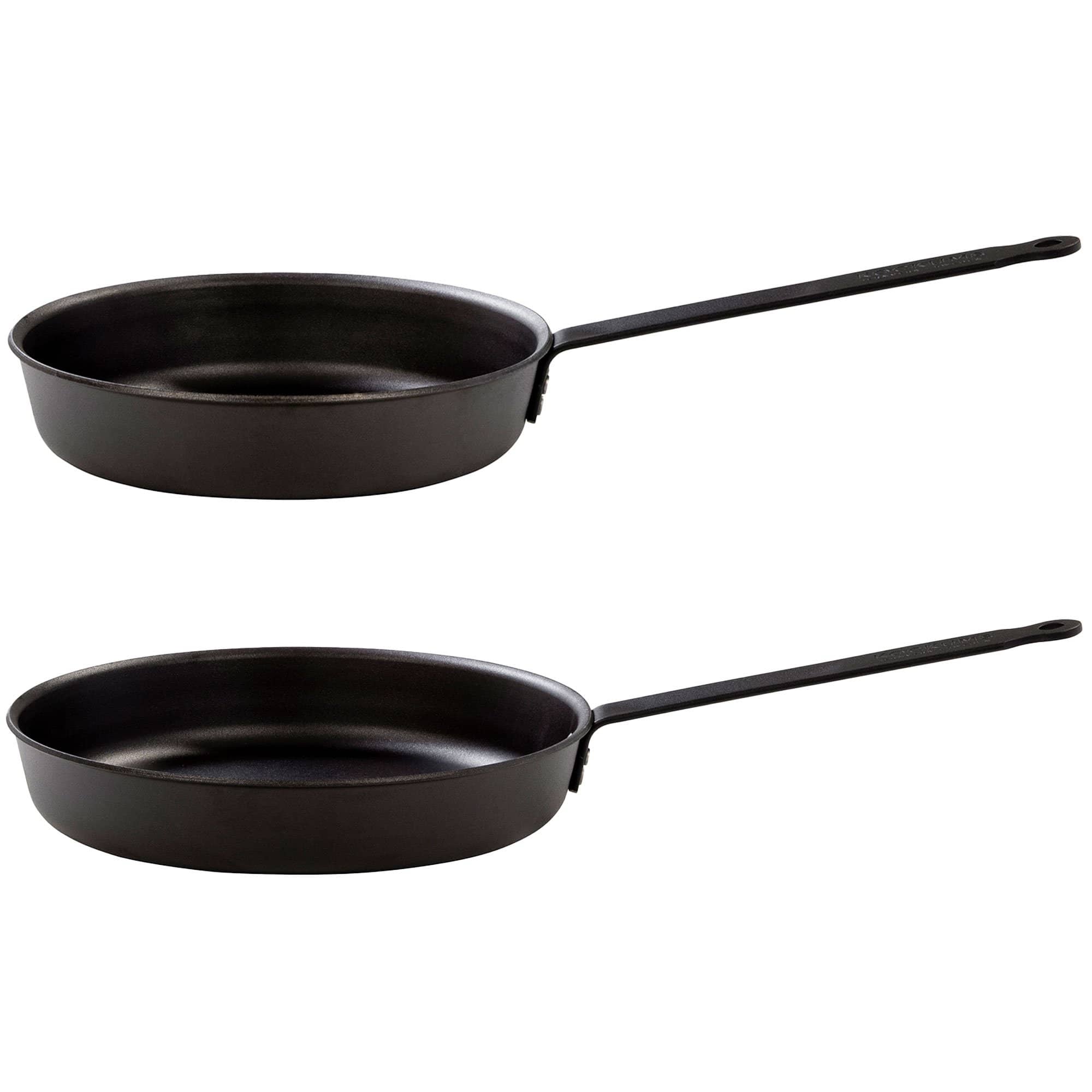 Stegepandesæt Kulstål, 24 + 28 Cm fra Kockums Jernverk