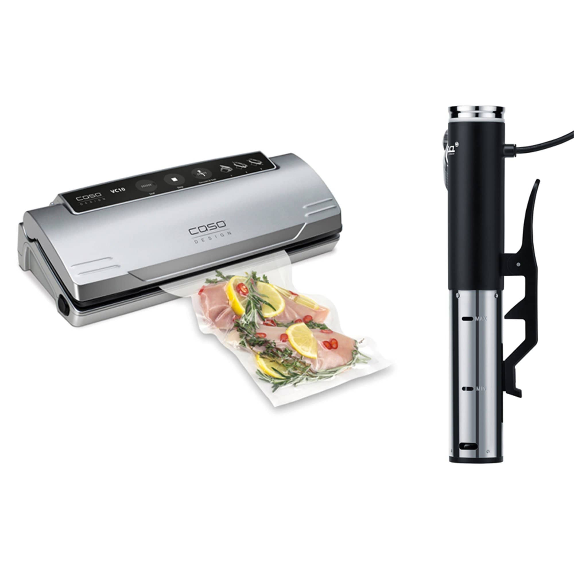Sous Vide Sæt, Cirkulator Og Vakuumpakker fra Steba