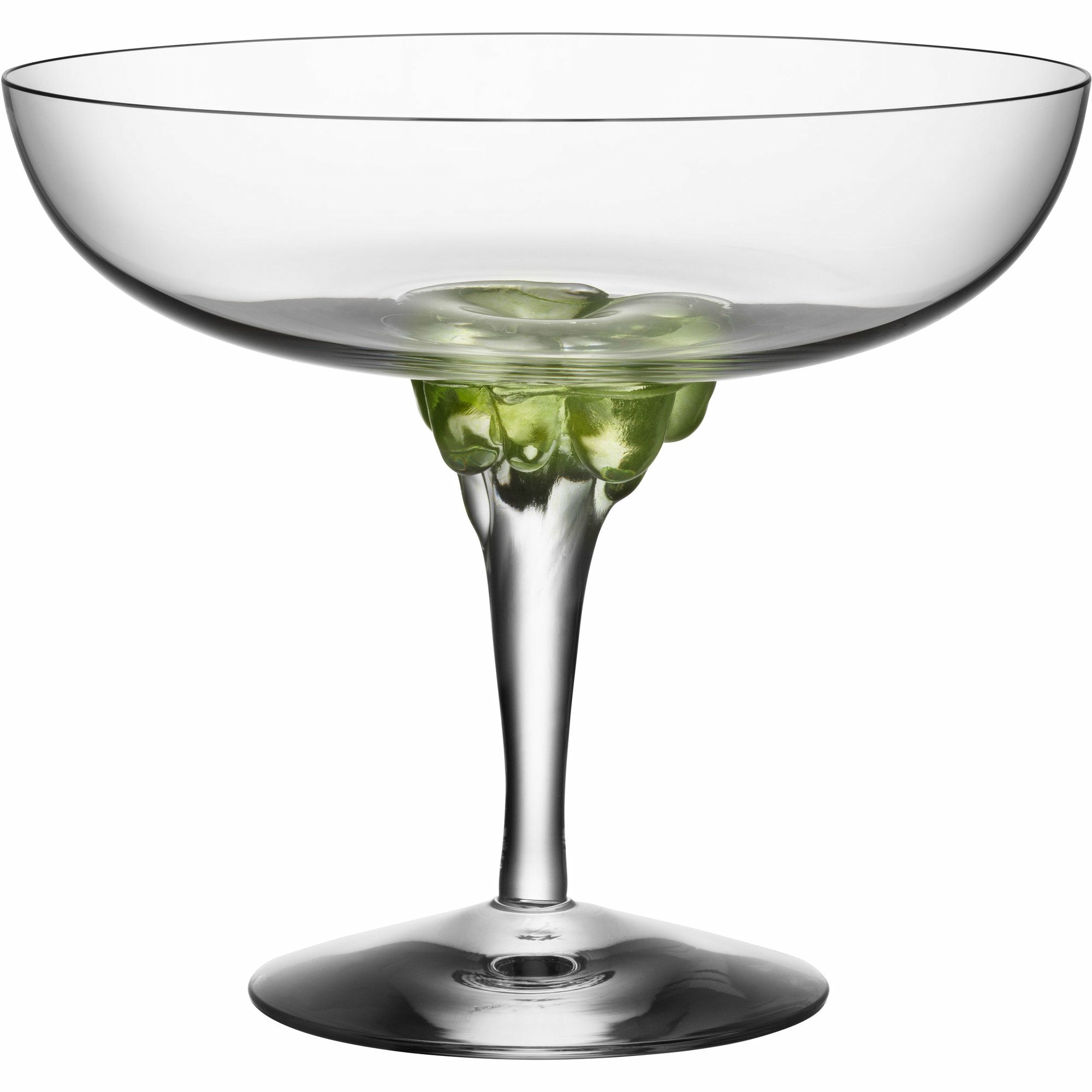 Sugar Dandy Coupe Glas 32 Cl. Grøn fra Kosta Boda