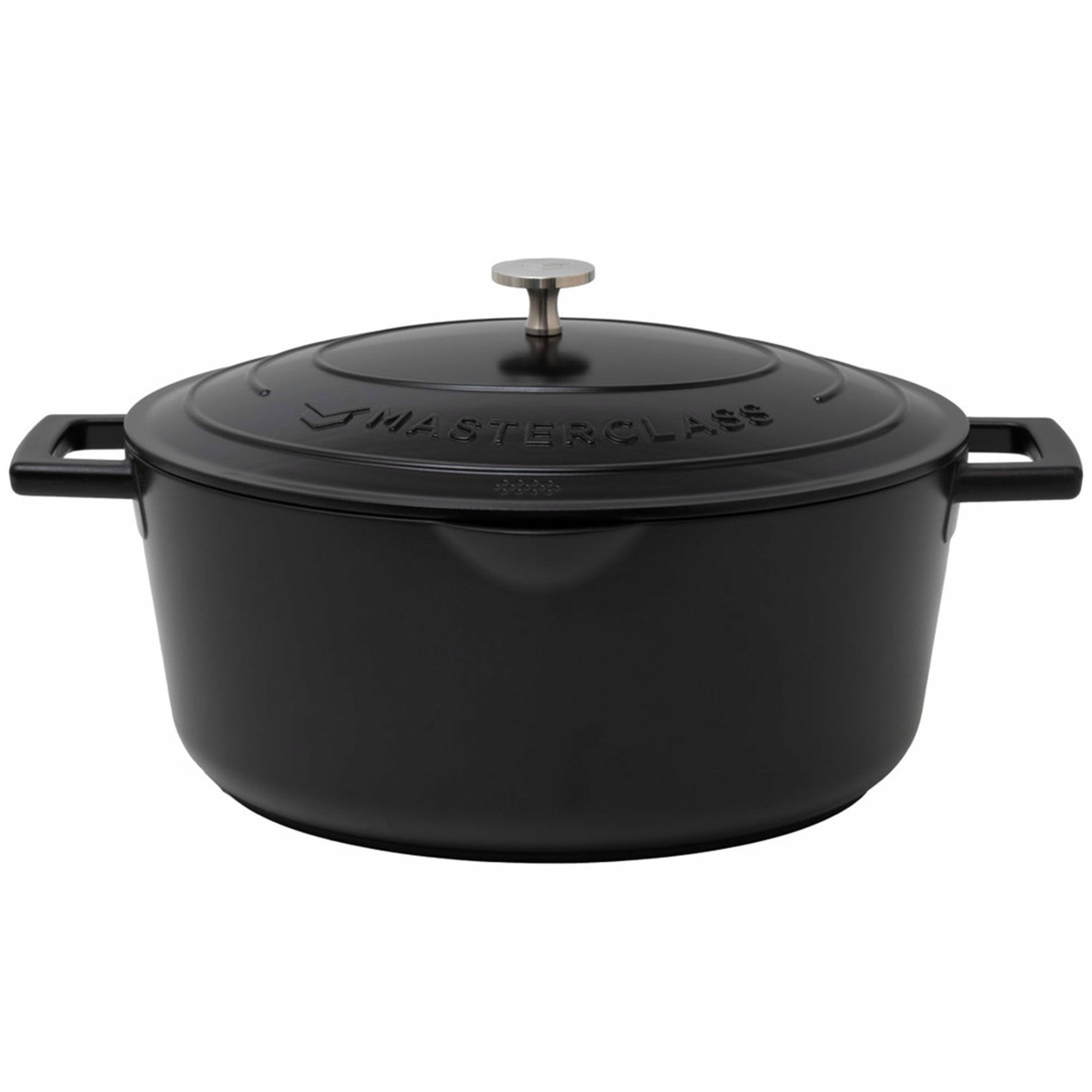 Gryde Oval 6 Liter, Mattsort fra Master onerror=