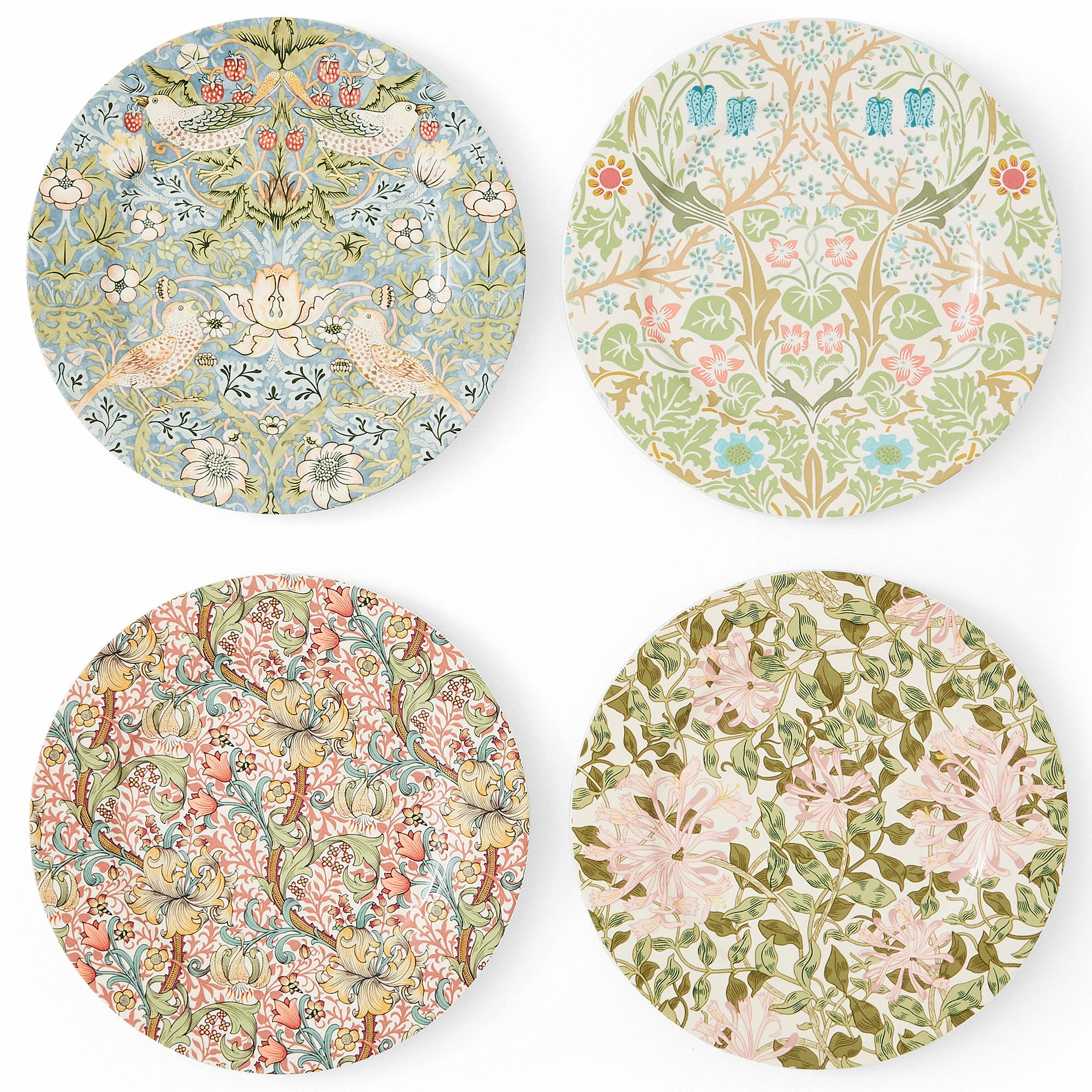 Tallerken 20 Cm. 4 Stk. Multi fra Spode