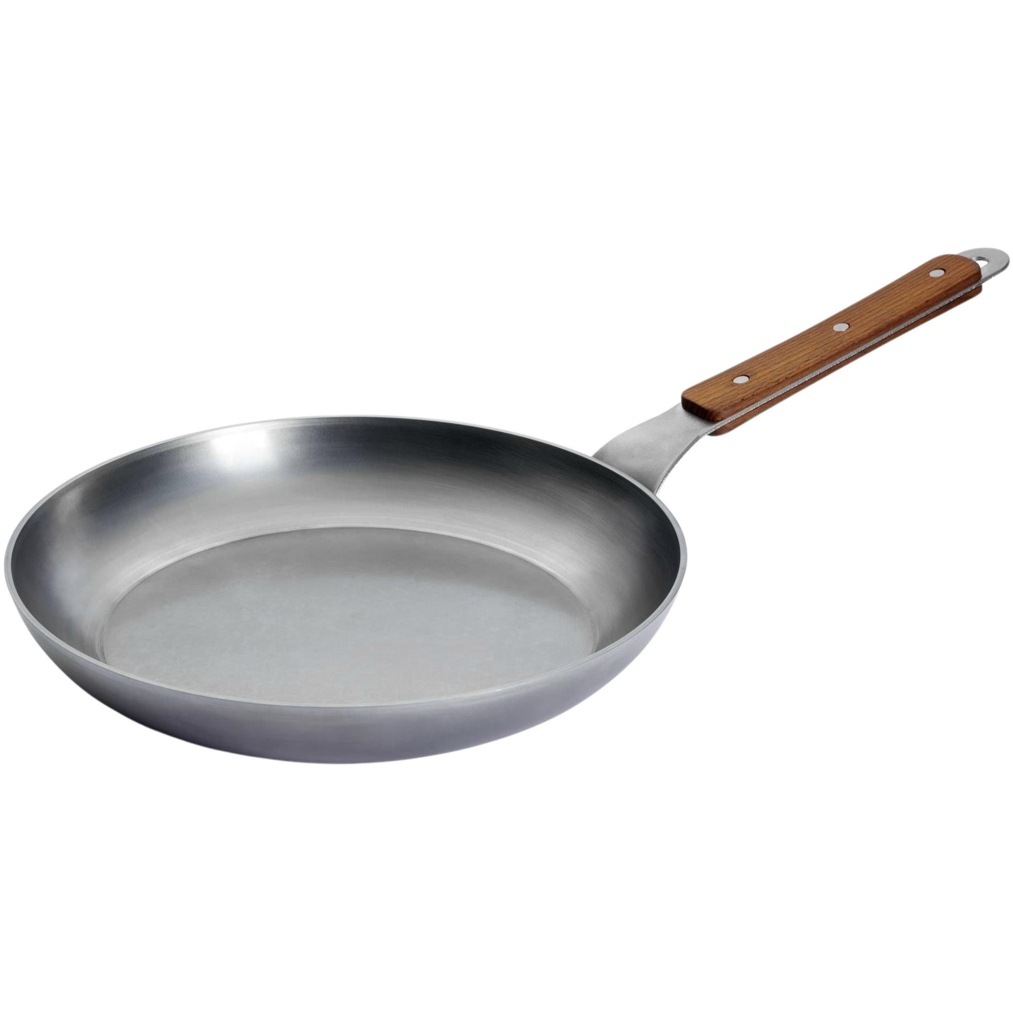 Carbon Steel Stegepande ø28 Cm fra Woll