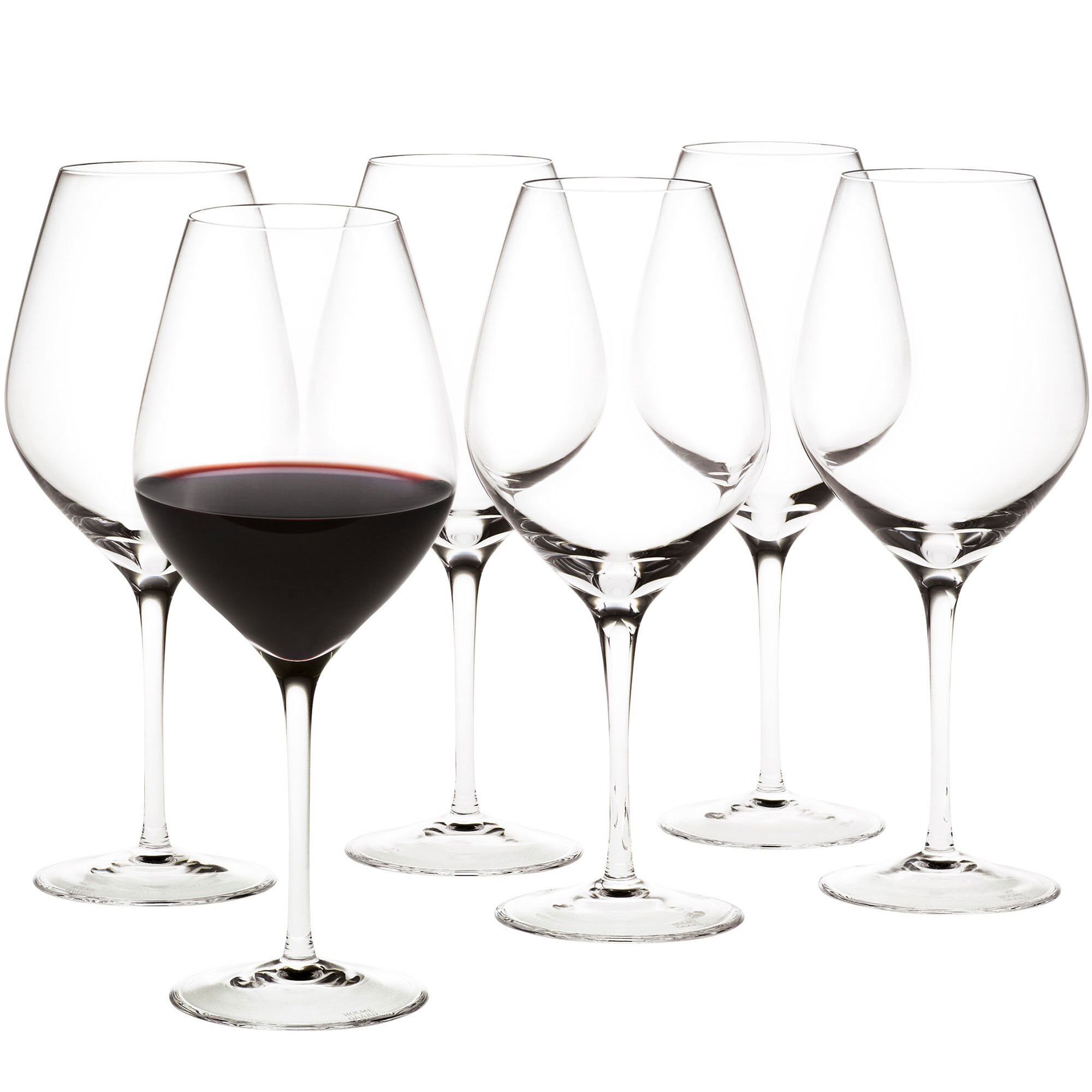 Cabernet Rødvinsglas Klar 52 Cl. 6 Stk. fra Holmegaard