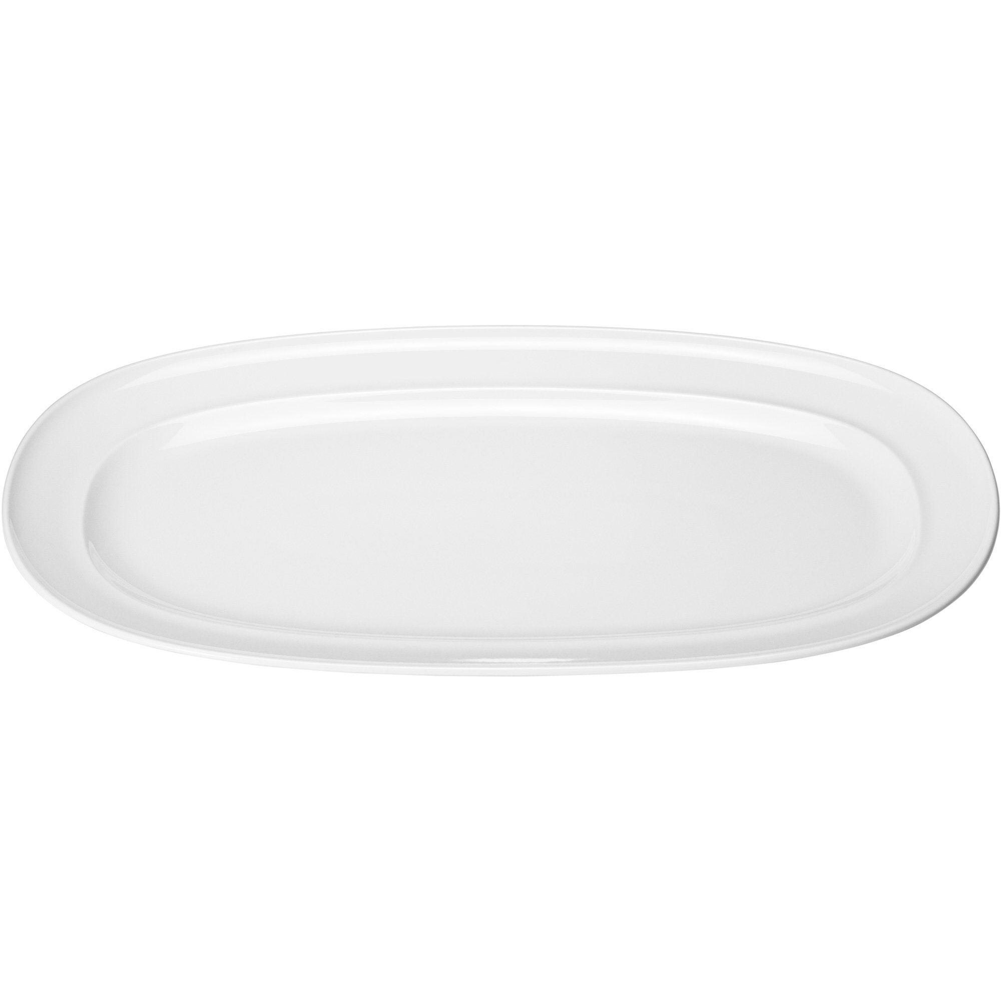 Koppel Ovalt Serveringsfad 31 Cm, Hvid fra Georg Jensen